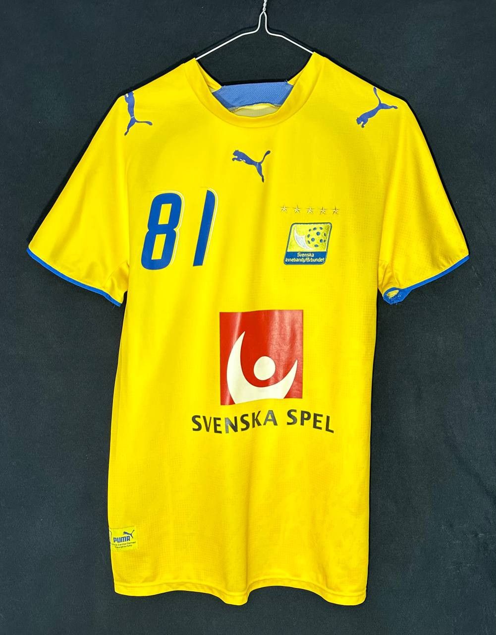 Puma × Vintage Svenska Innebandyförbundet Jersey Puma Shirt Trikot vintage Size US M / EU 48-50 / 2 - 2 Thumbnail