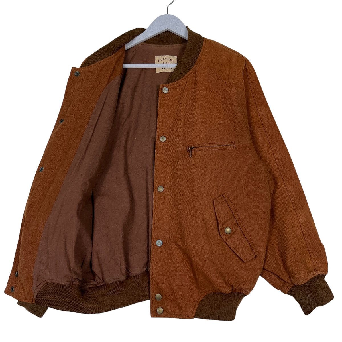 Japanese Brand 🔥 VINTAGE FLANDRE CLUB BOMBER JACKET Size US M / EU 48-50 / 2 - 10 Thumbnail