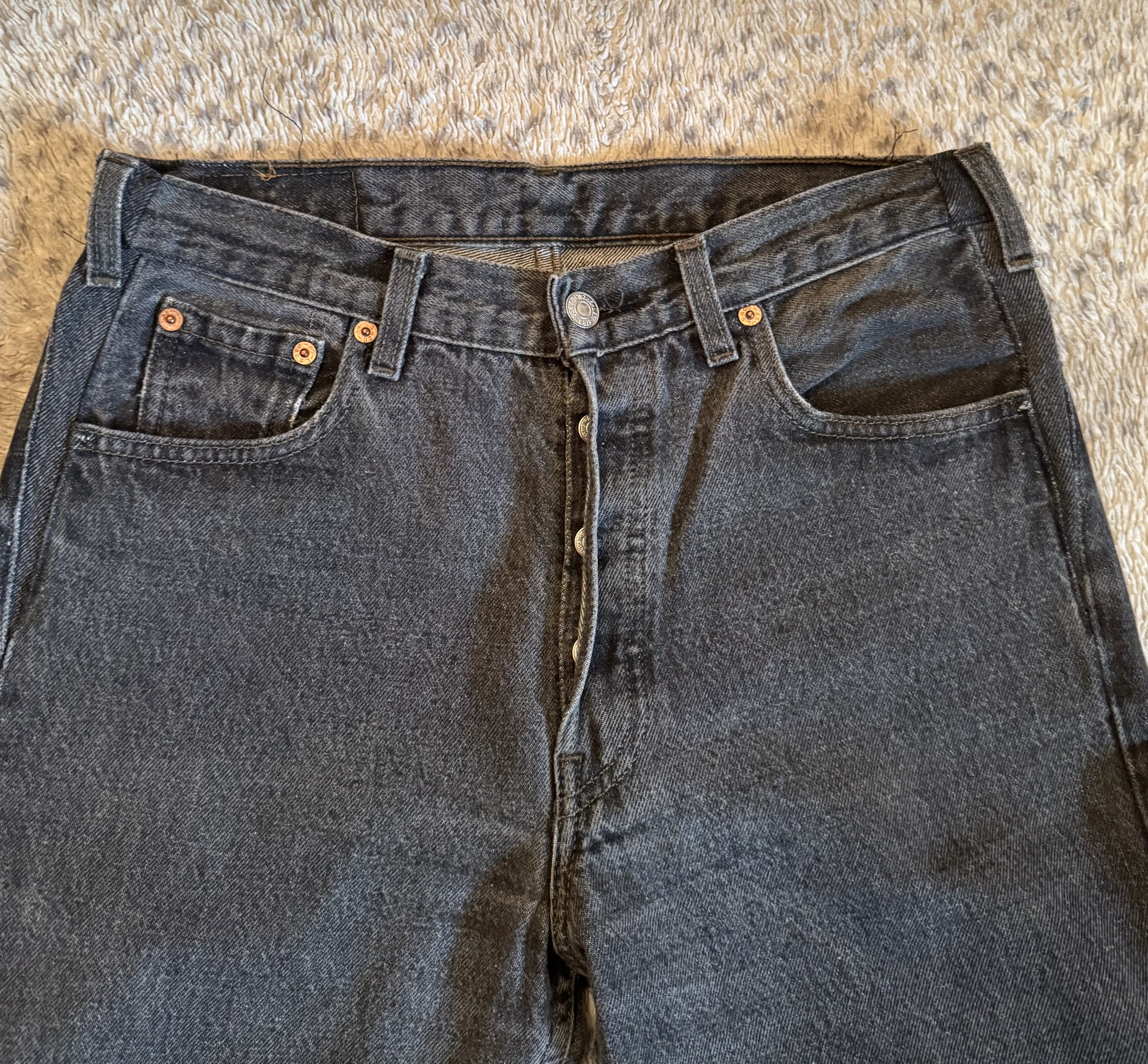 Levi's Vintage 90s Levi’s 501 Washed Denim Jeans USA Size W29 L30 Size US 29 - 6 Thumbnail