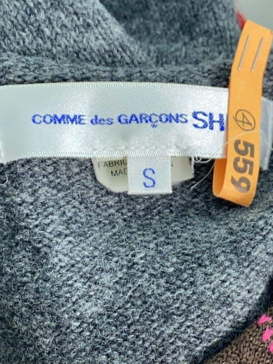 Comme des Garcons × Comme des Garcons SHIRT Reconstructed Patchwork Crochet Wool Knit Sweater Size US S / EU 44-46 / 1 - 4 Thumbnail