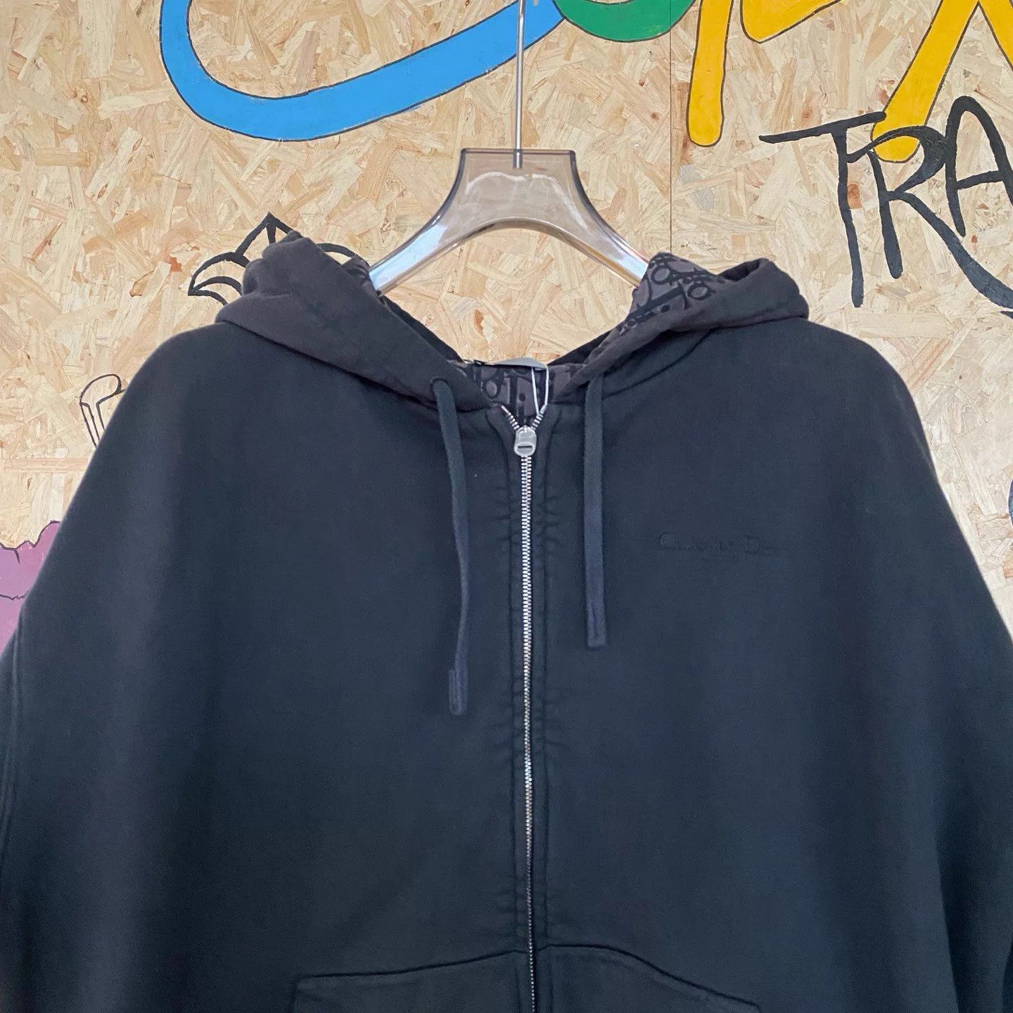 Dior Dior FW25 men's hooded drawstring zip hoodie XL Size US XL / EU 56 / 4 - 3 Thumbnail
