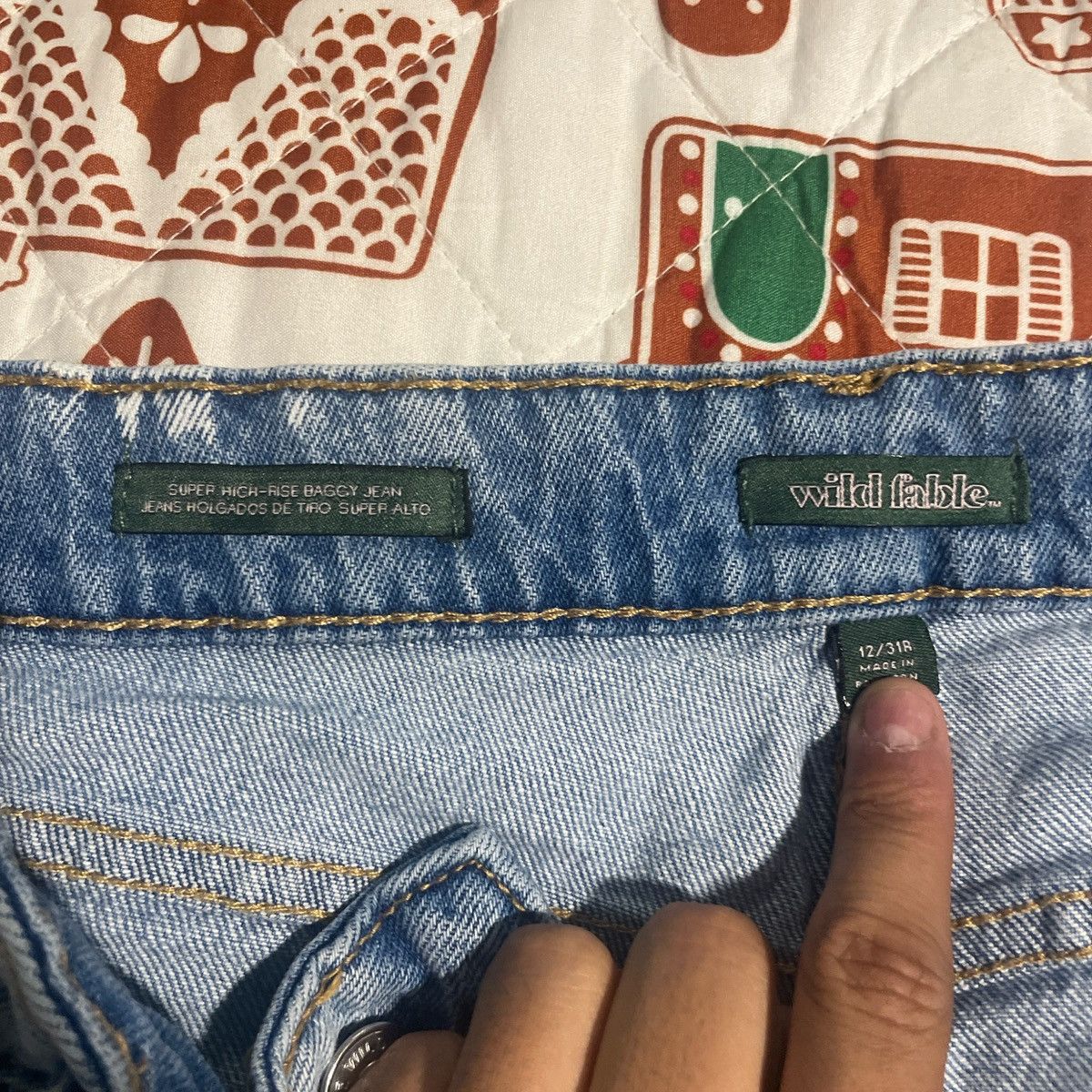 Other Light Wash Baggy Jeans Size US 31 - 3 Thumbnail