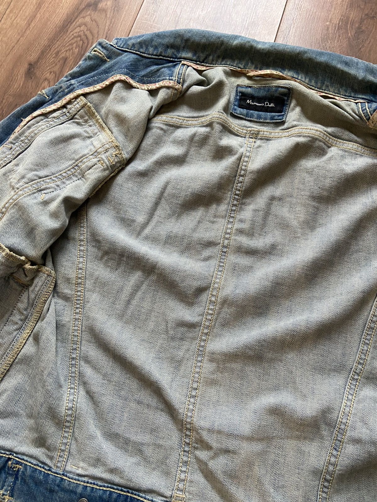 Massimo Dutti Massimo Dutti denim jacket y2k 2000s archive grunge crop fit Size S / US 4 / IT 40 - 9 Thumbnail