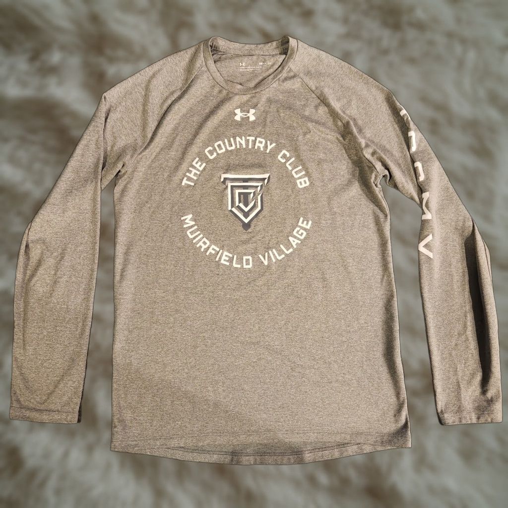 Under Armour Under Armour Memorial Tournament Muirfield Village CC Long Sleeve T Shirt, Small, Gray, Men, Regular Fit Size US S / EU 44-46 / 1 - 1 Thumbnail