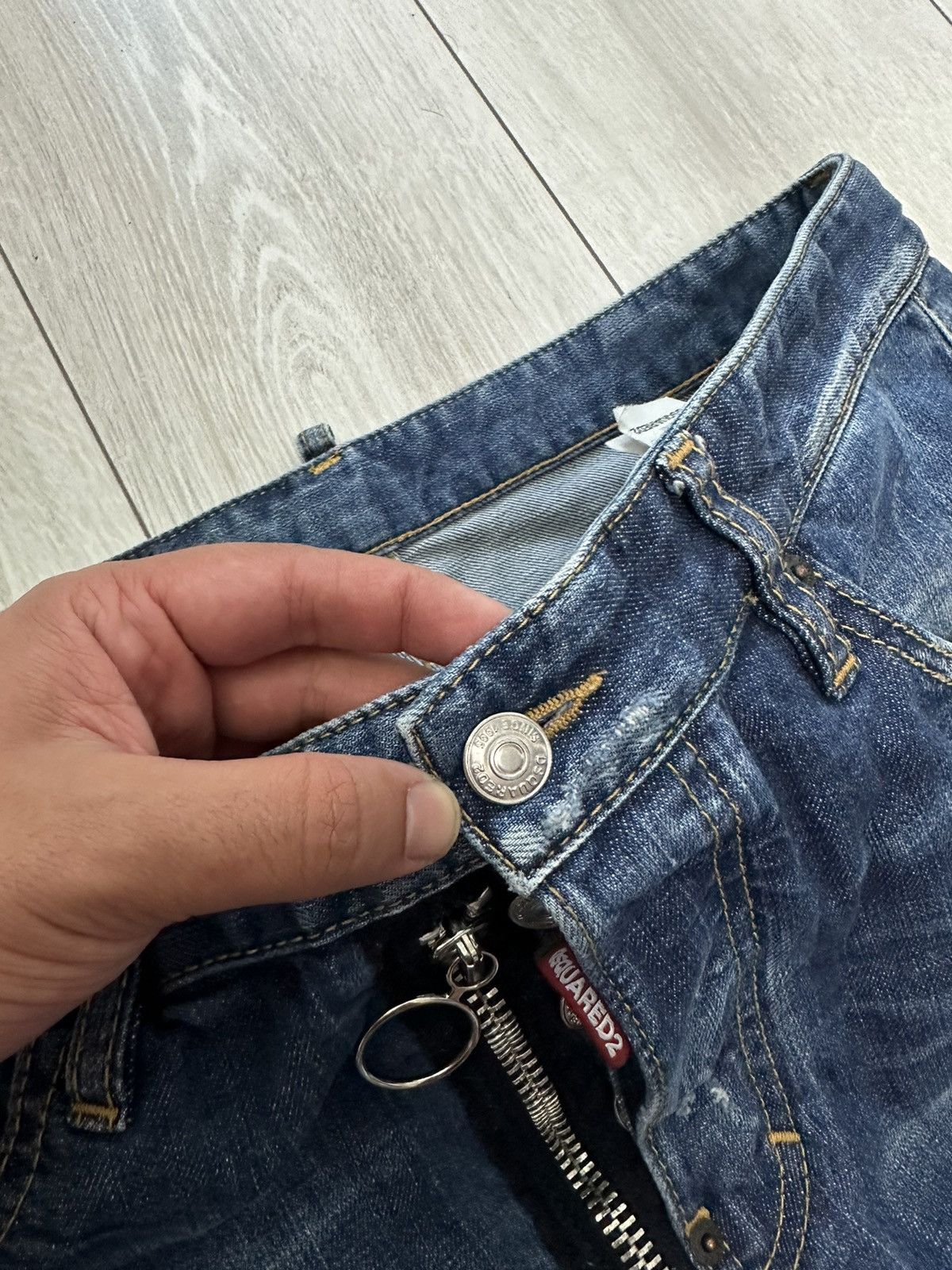 Dsquared2 Dsquared2 Skater Distressed Denim Jeans Pants (A034) Size US 34 / EU 50 - 8 Thumbnail