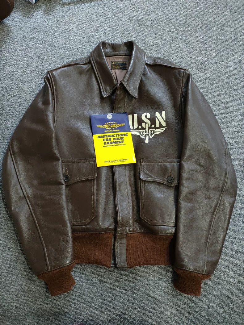 The REAL McCOY'S A2 G1 Pilot Jacket with Horsehide 2505-Nex