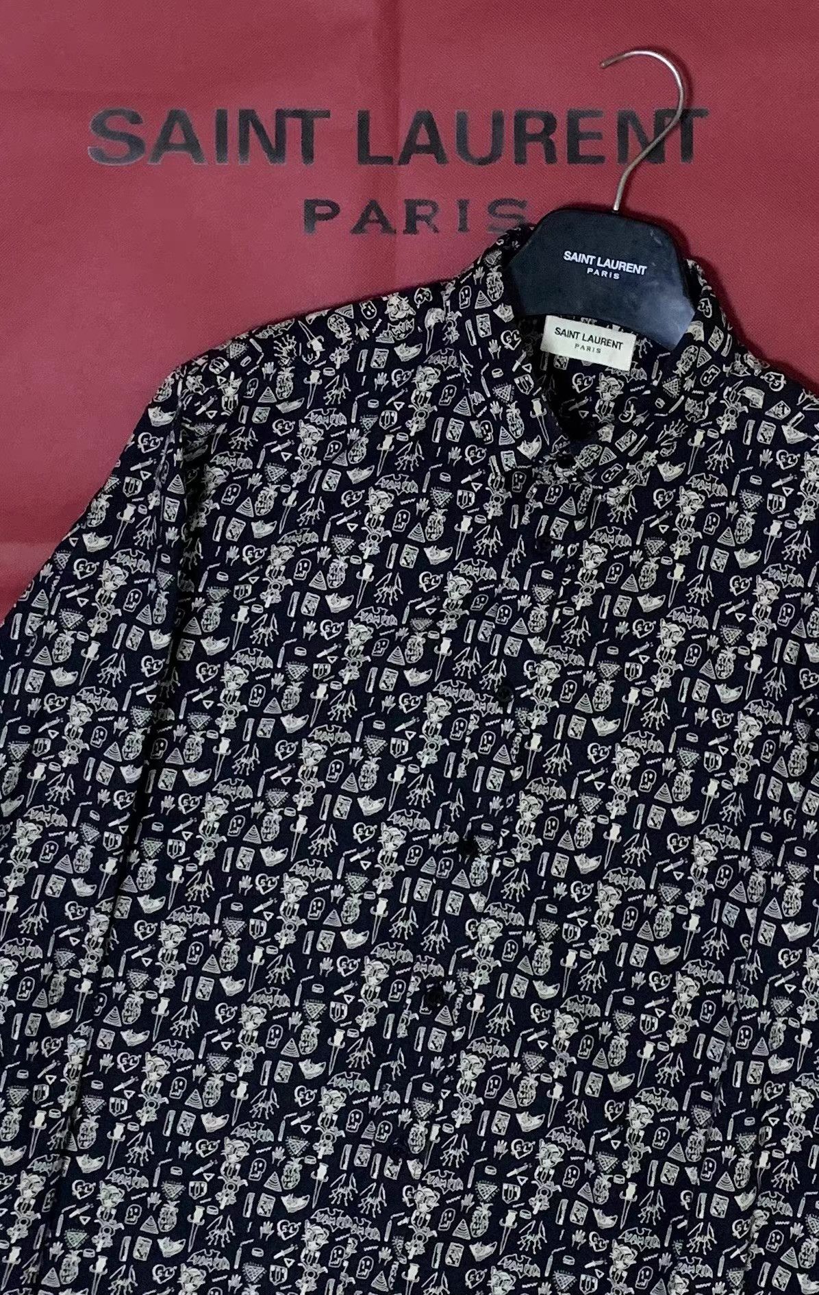 Saint Laurent Paris Saint Laurent SLP 14FW Q12 Size US XS / EU 42 / 0 - 6 Thumbnail
