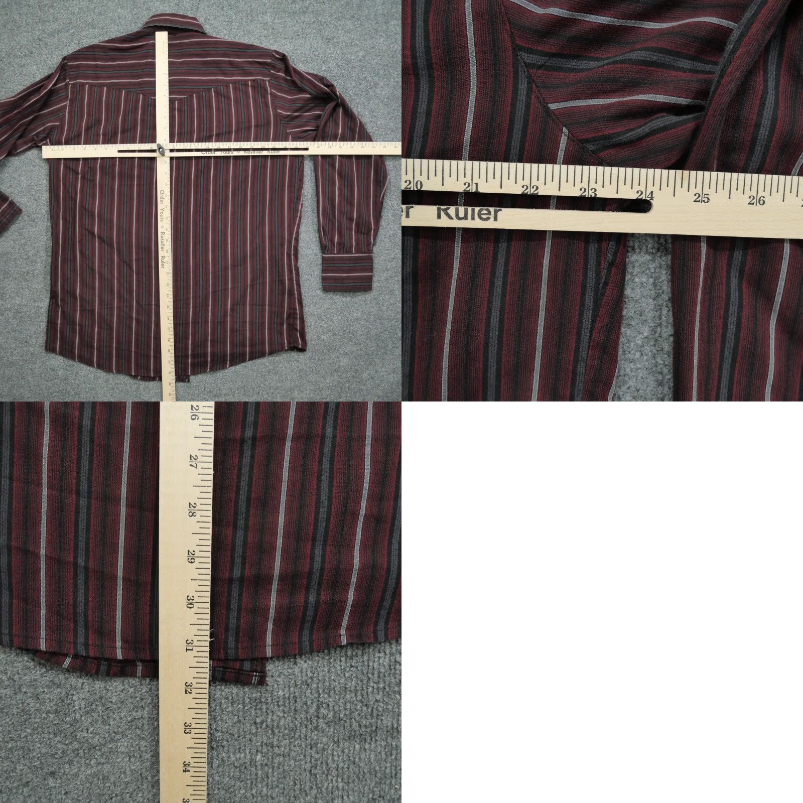 Vintage VINTAGE Bit & Bridle Shirt Mens L Red Maroon Pearl Snap Long Sleeve Western Country Size US L / EU 52-54 / 3 - 8 Thumbnail