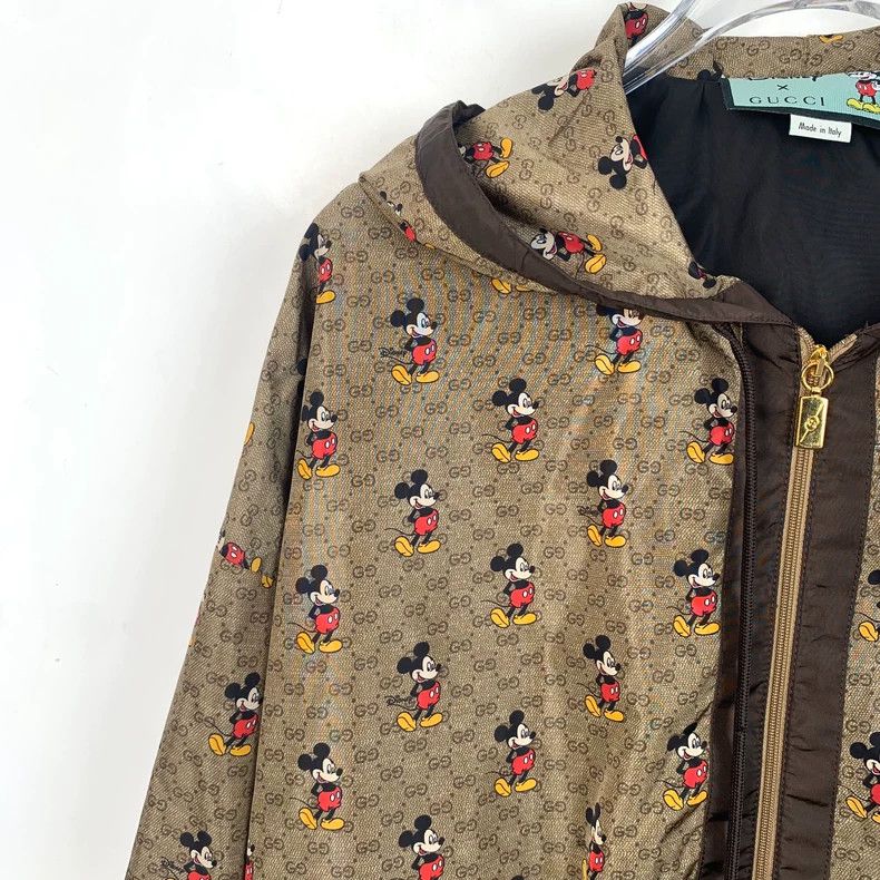 Gucci Gucci Disney co-branded brown logo Mickey pattern full prin Size US S / EU 44-46 / 1 - 3 Thumbnail