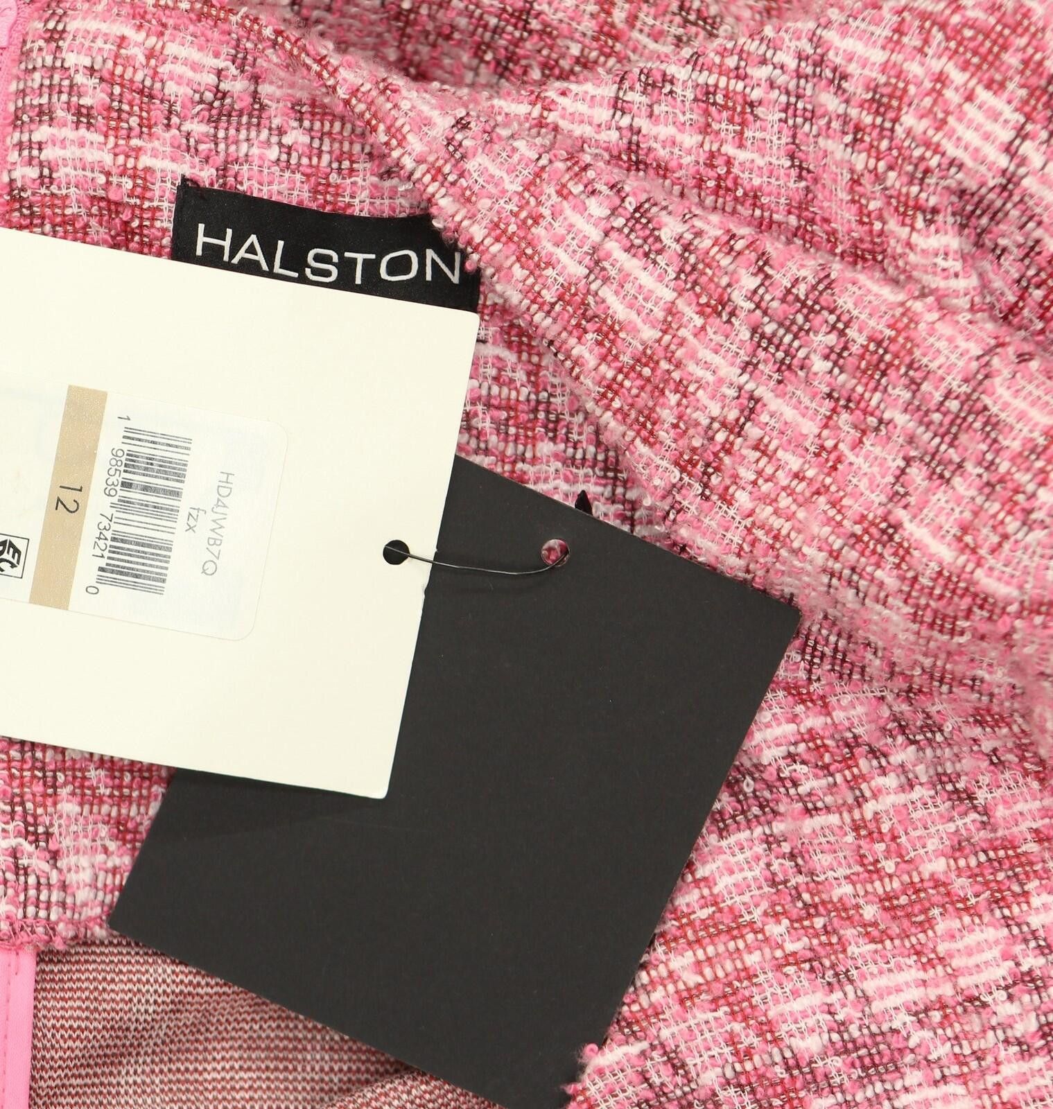 Other Nwt Halston Wrap 3/4 Sleeve Shift Dress Fuchsia Pink 12 Size XL / US 12-14 / IT 48-50 - 5 Thumbnail
