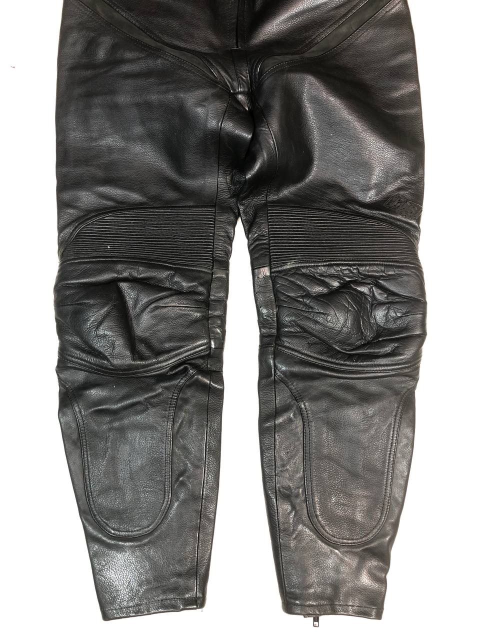 Vintage Racing Moto Biker Leather Pants Vintage Size US 30 / EU 46 - 3 Thumbnail