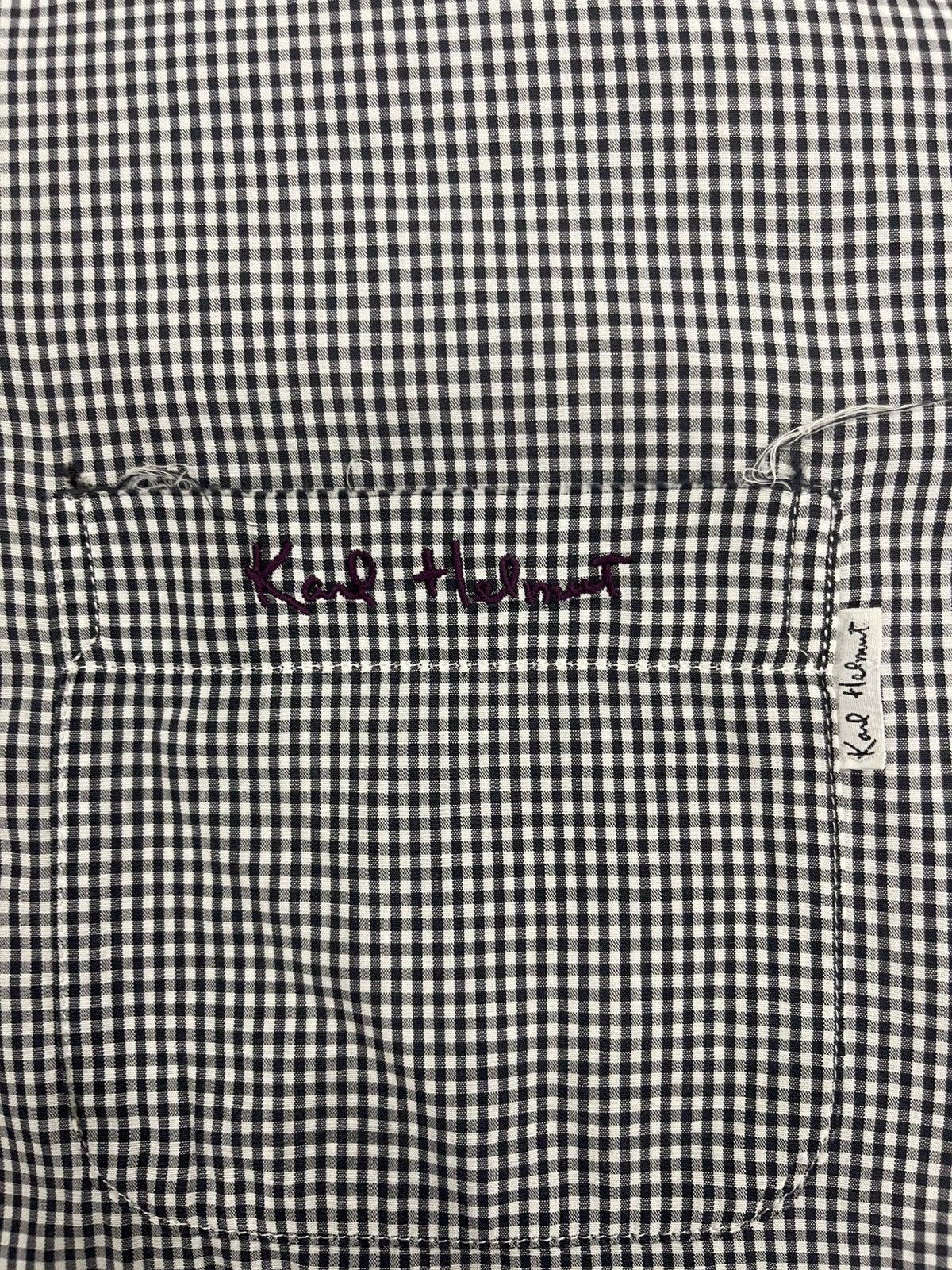Karl Helmut Karl Helmut Lang Pink House Stripe Shirt Distressed Size US M / EU 48-50 / 2 - 4 Thumbnail