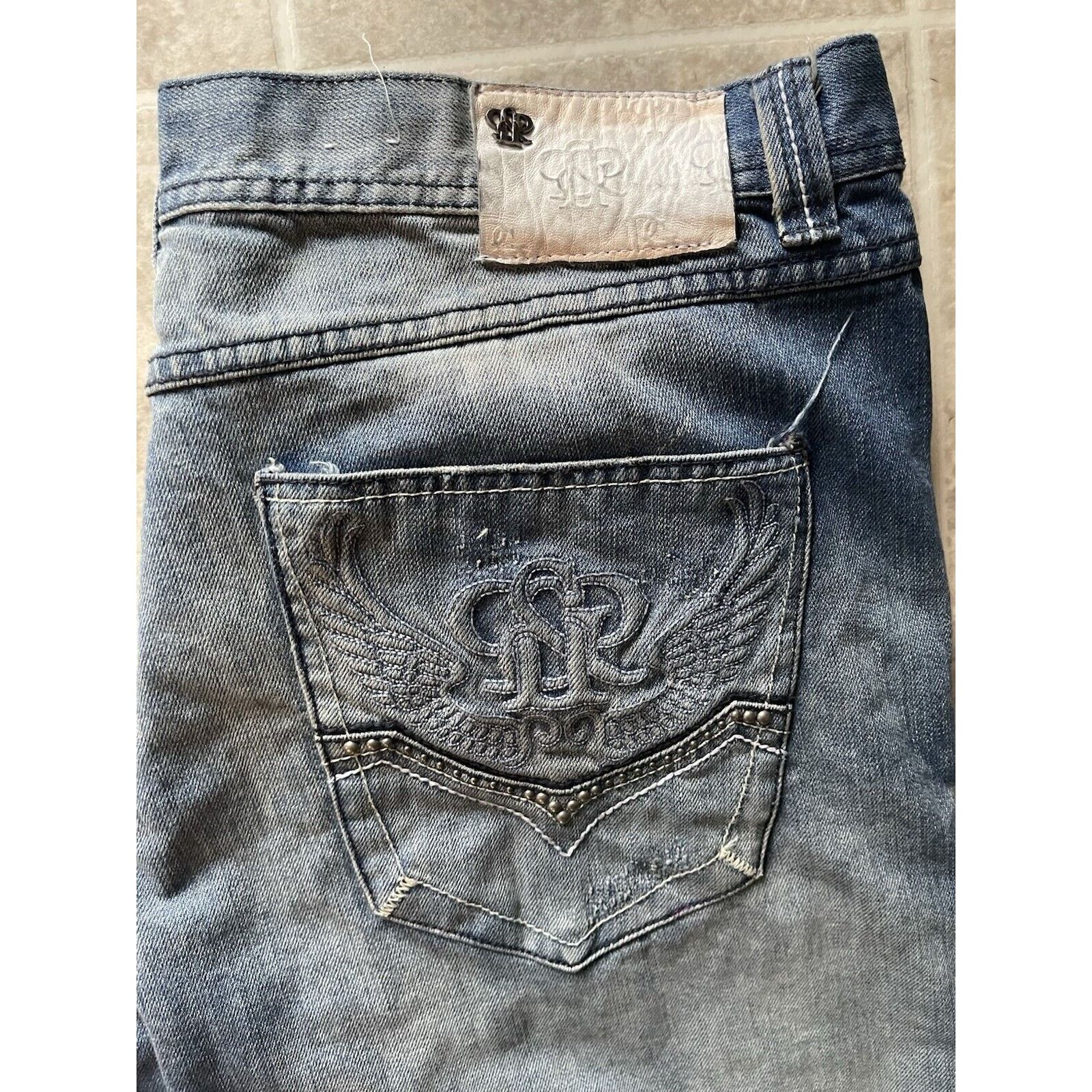 Pelle Pelle Vintage Y2K Pelle Pelle Mens 42X34 Trim Thick Stitch Denim Size US 42 / EU 58 - 3 Thumbnail