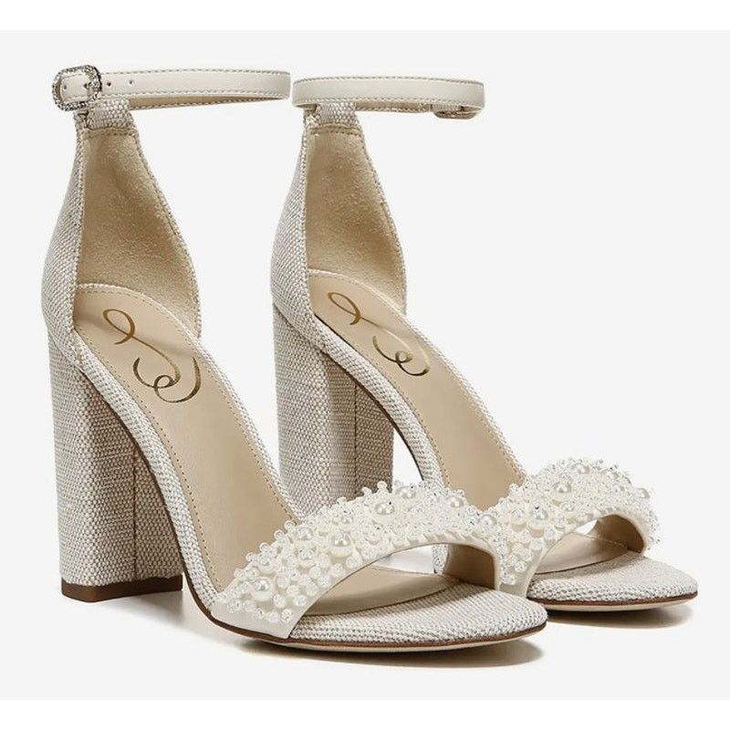 Sam Edelman SAM EDELMAN Womens NEW Yaro Perla High Heel Sandals/Size 11 Size US 11 / IT 41 - 1 Thumbnail