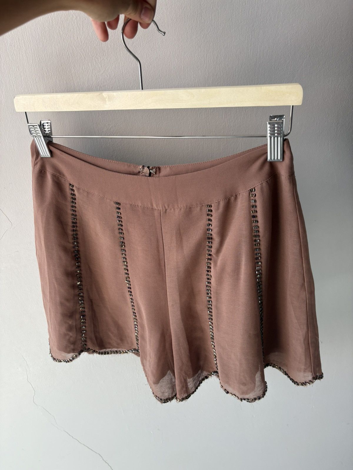 Vintage Ark & co silk short Size 26" / US 2 / IT 38 - 10 Thumbnail