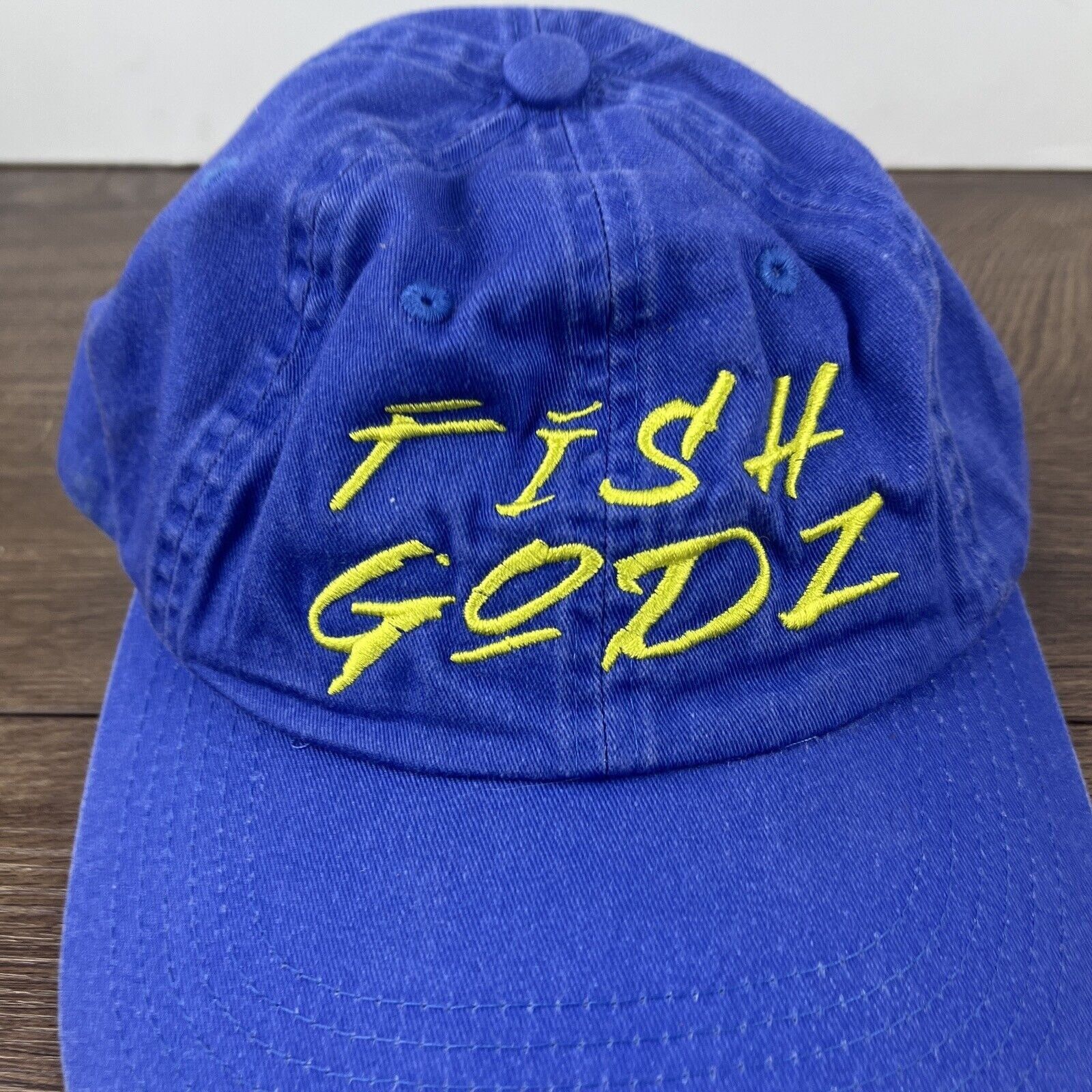 Other Fish Godz Hat Blue Hat Adjustable Adult Size Blue Hat Cap Size ONE SIZE - 6 Thumbnail