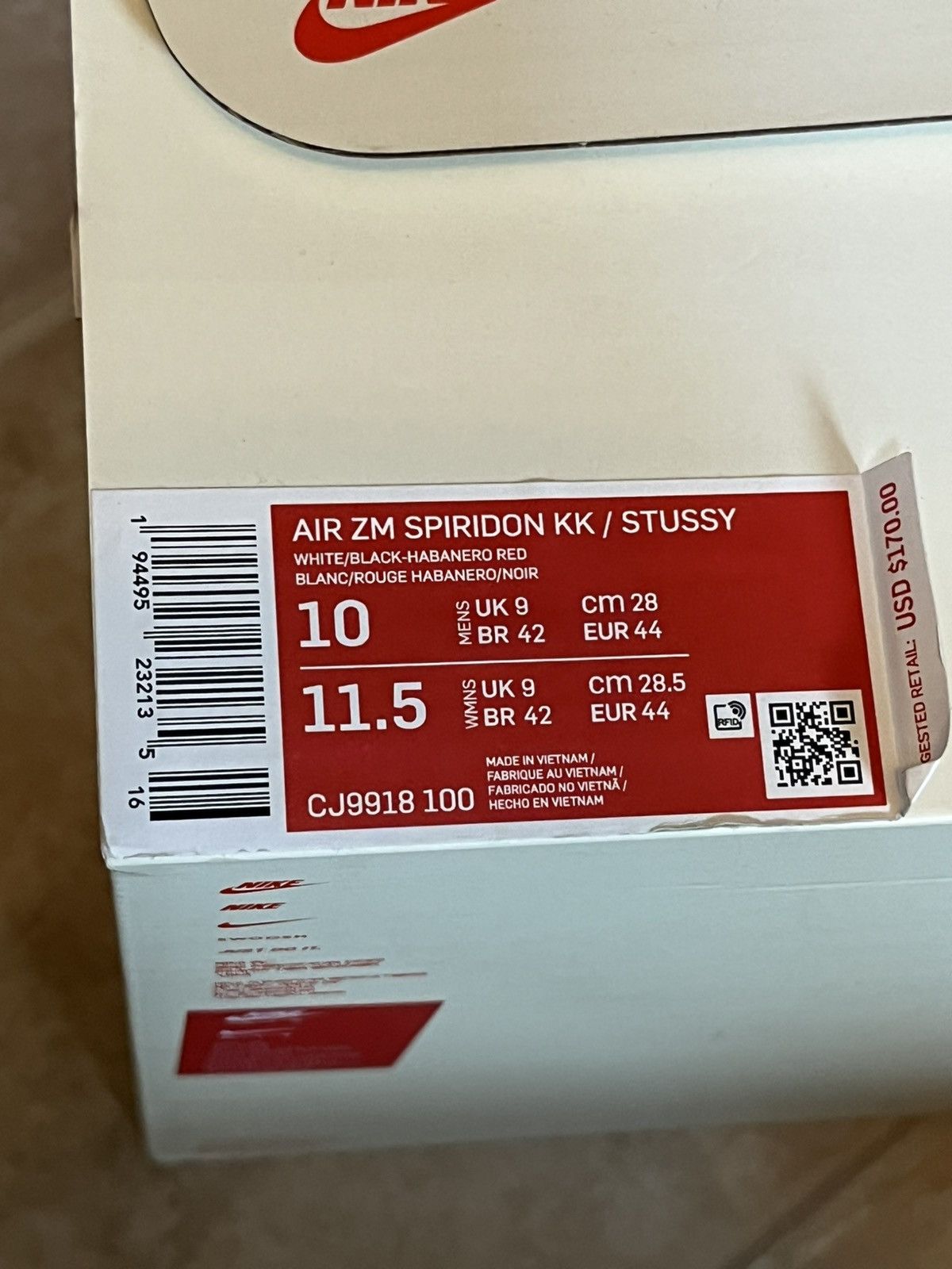 Nike × Stussy AIR KUKINI SPIRIDON CAGE 2 Size US 10 / EU 43 - 9 Thumbnail
