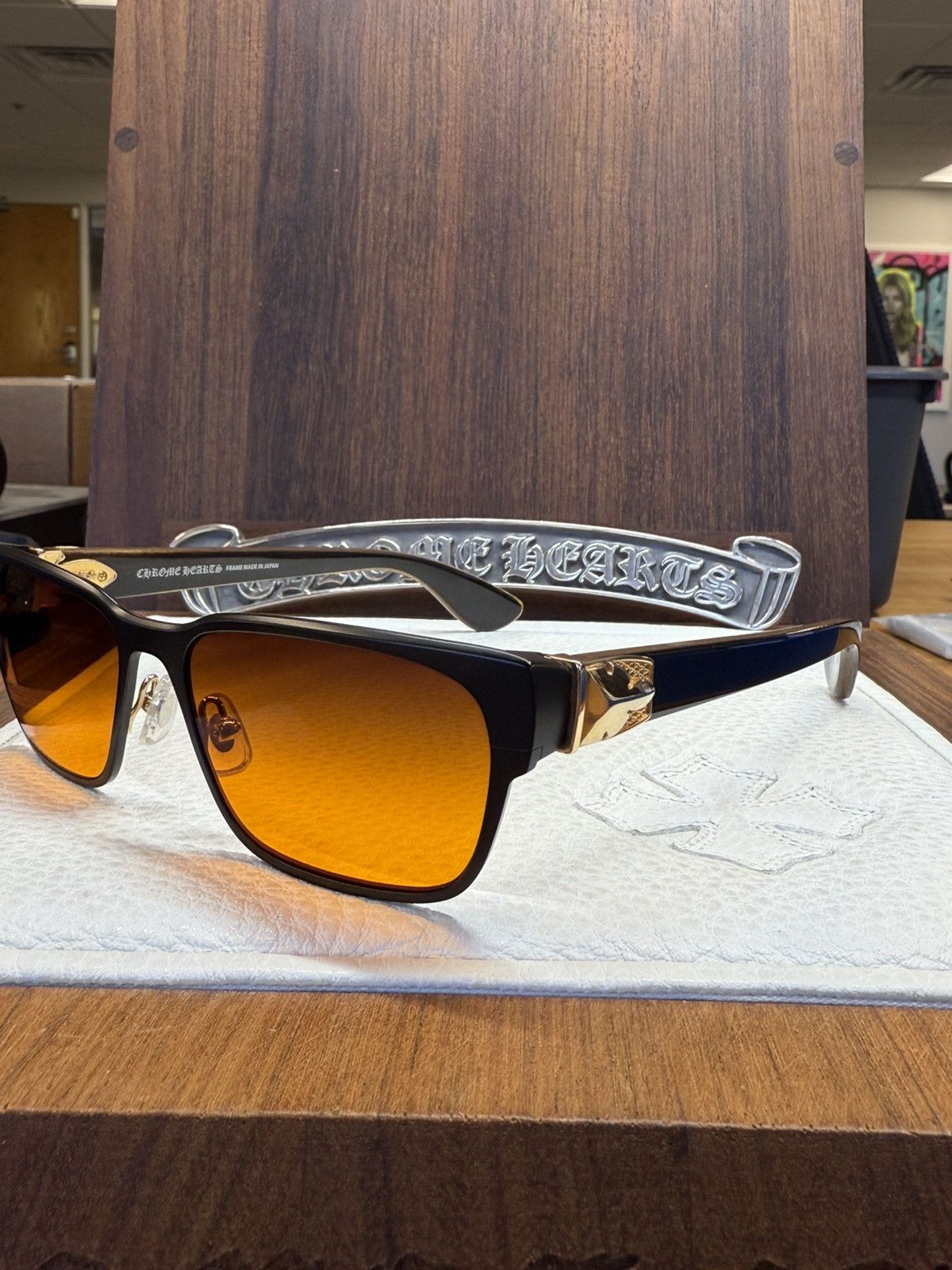 Chrome Hearts Chrome Hearts Gag’n Wood Sunglasses Size ONE SIZE - 4 Thumbnail