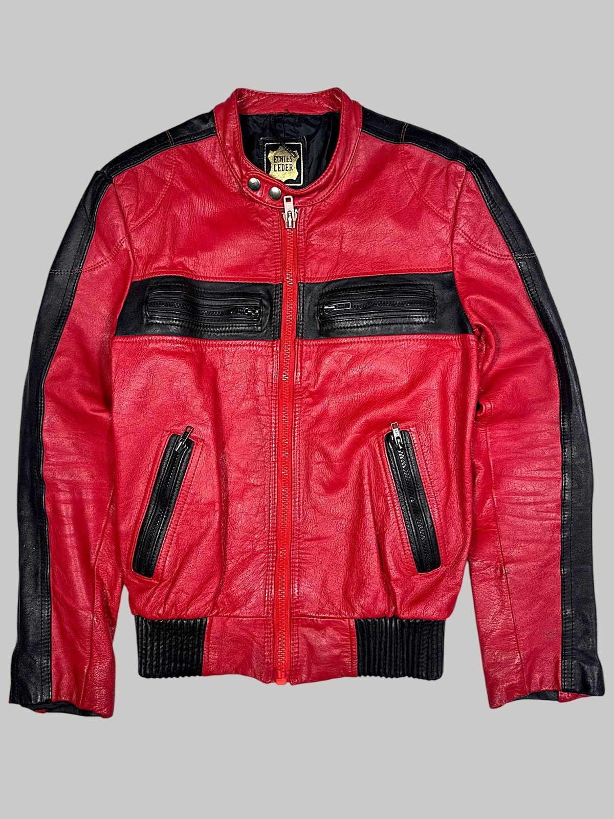 Vintage leather jacket racer racing like balenciaga
