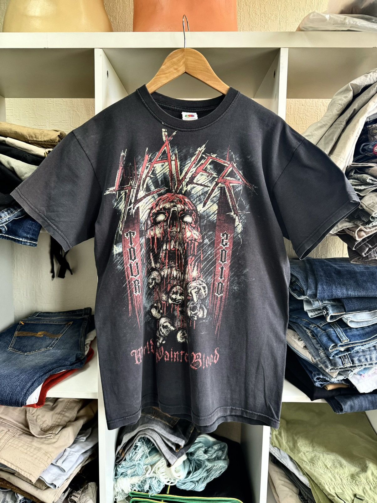 Vintage 2010 World Painted Blood Slayer Tee