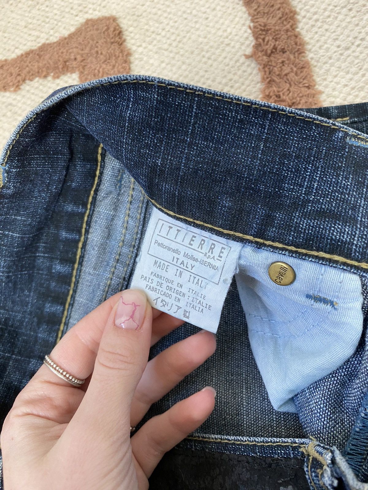 Roberto Cavalli WASHED ROBERTO CAVALLI DEMIN PANTS Size 31" - 5 Thumbnail