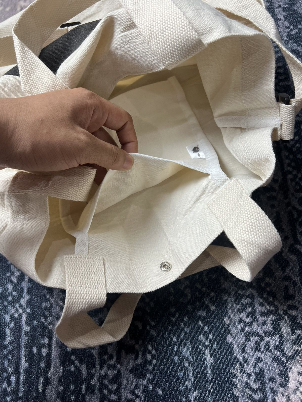 Issey Miyake Ne-net by Issey Miyake Canvas Sling bag / Tote bag Size ONE SIZE - 12 Thumbnail