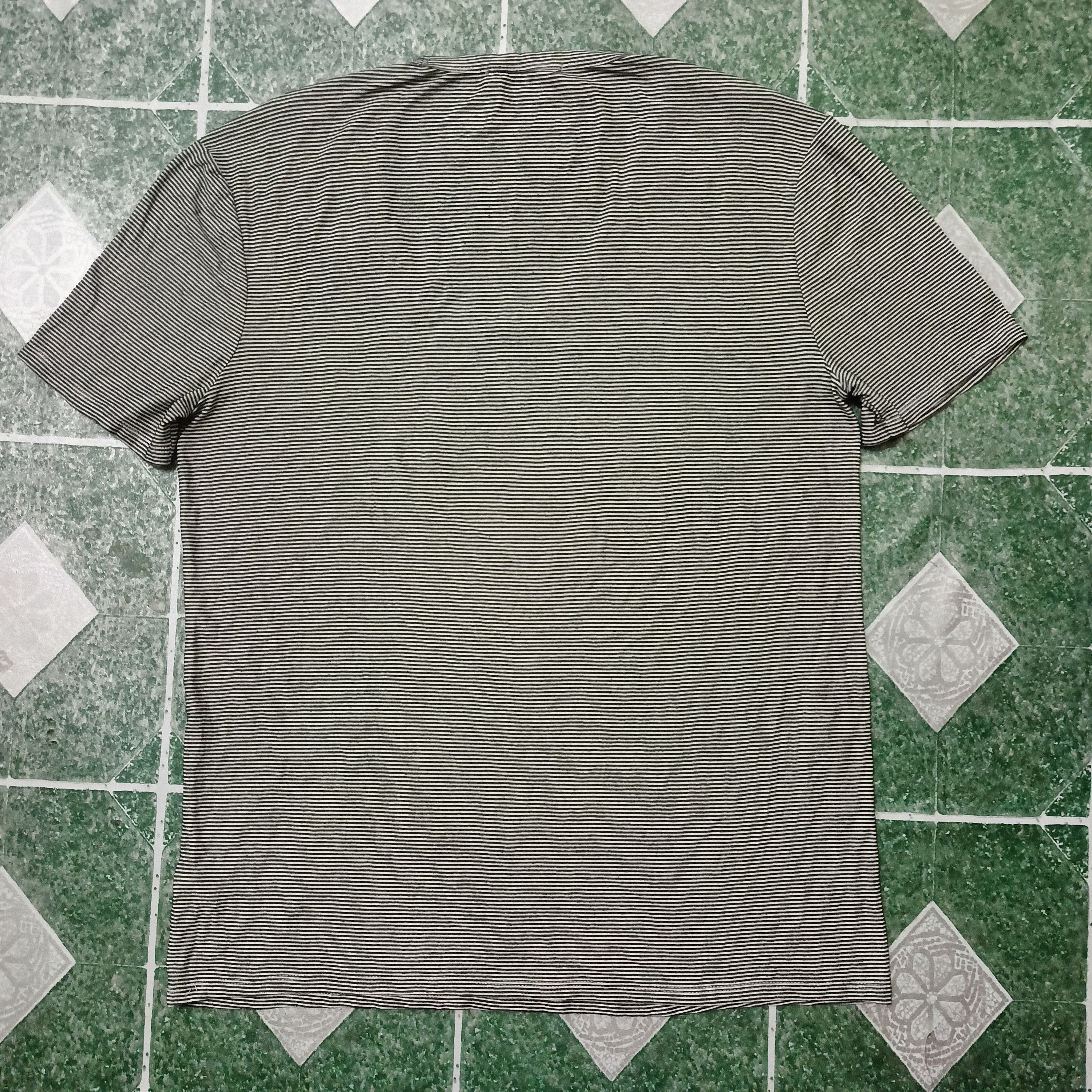 Alexander Wang Alexander Wang V neck T shirt striped single pocket Size S / US 4 / IT 40 - 5 Thumbnail