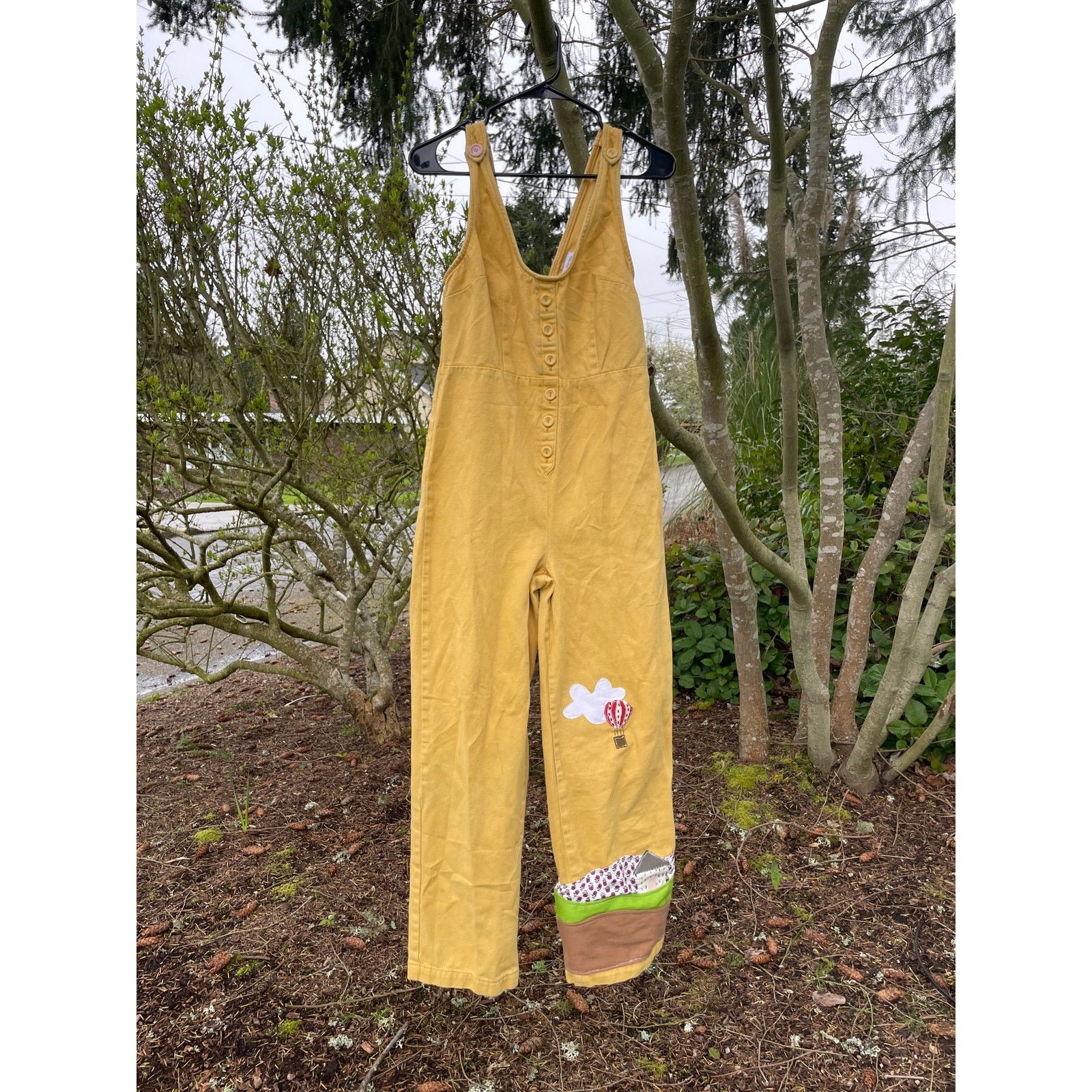 Urban Outfitters Small Upcycled Urban Outfitters Whimsical Jumpsuit Coveralls Size 26" / US 2 / IT 38 - 2 Thumbnail