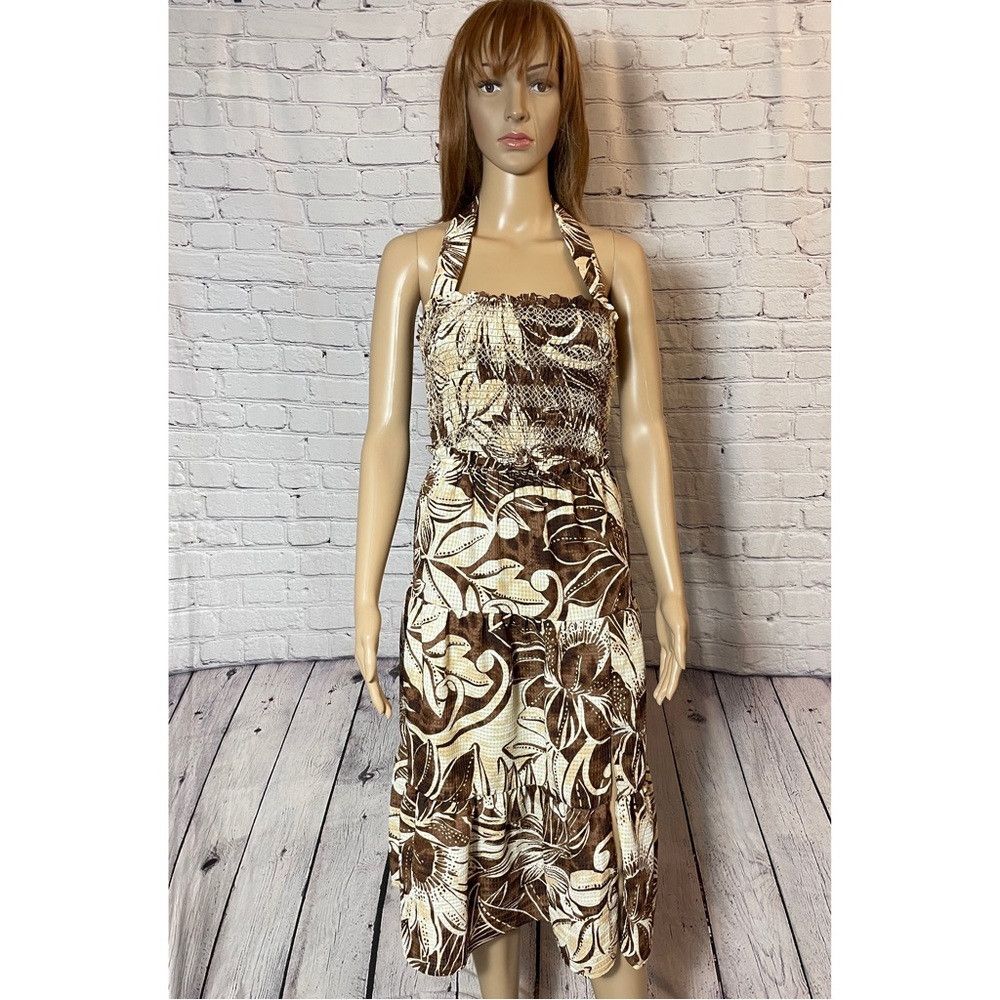 Sam Edelman NWT New $139 Sam Edelman Floral Smocked Slit-Front Halter M Size S / US 4 / IT 40 - 9 Thumbnail