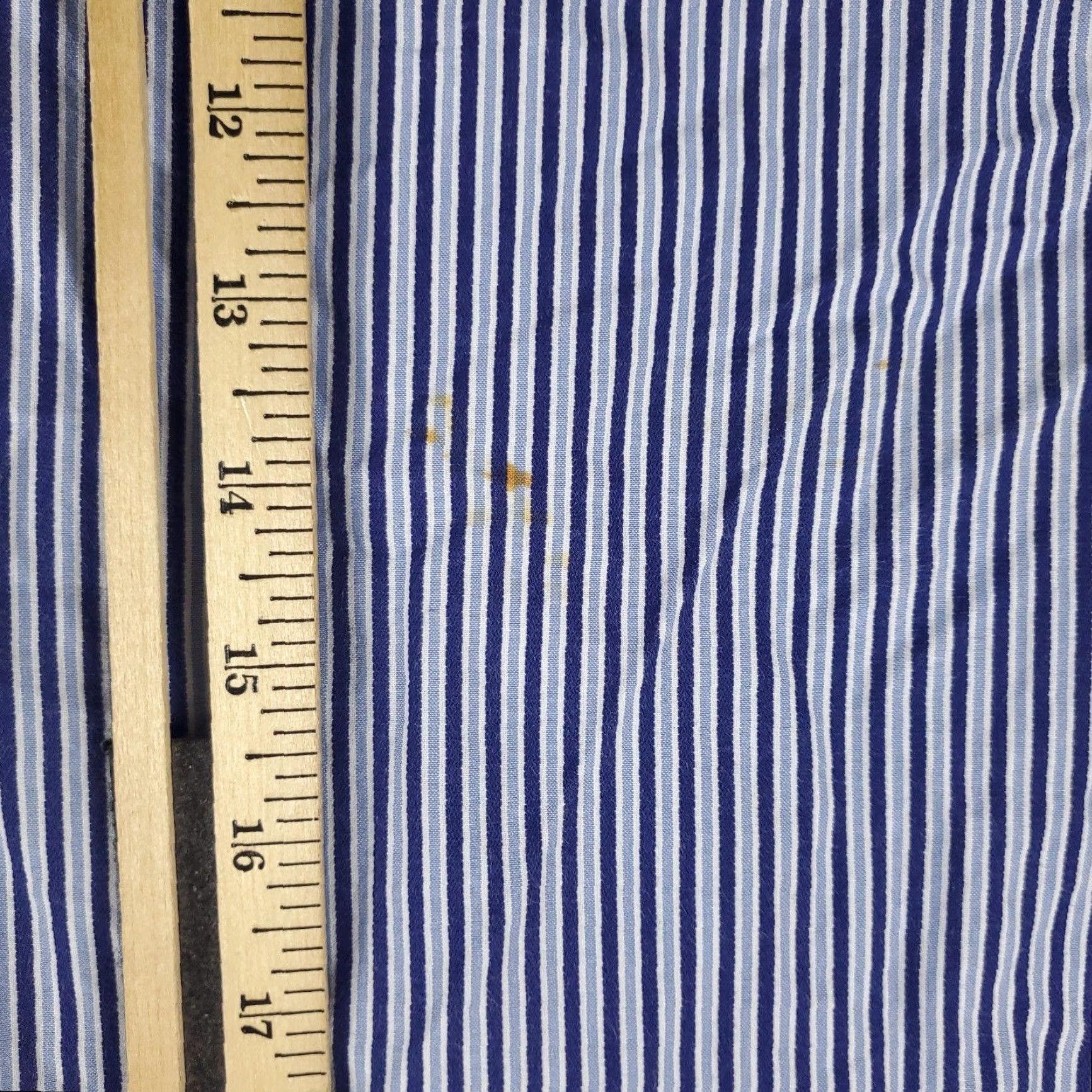 Tommy Bahama Tommy Bahama Shirt Mens Dress Shirt Striped Blue 100% Cotton Long Sleeve Button Up 17 Size 46R - 5 Thumbnail