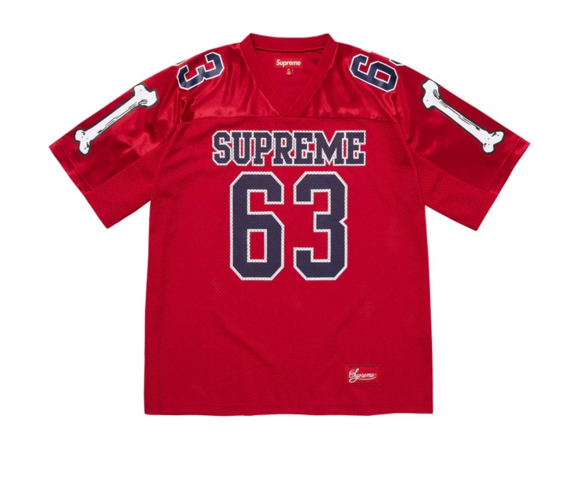Supreme Supreme Bones Football Jersey FW25 Size US L / EU 52-54 / 3 - 3 Thumbnail