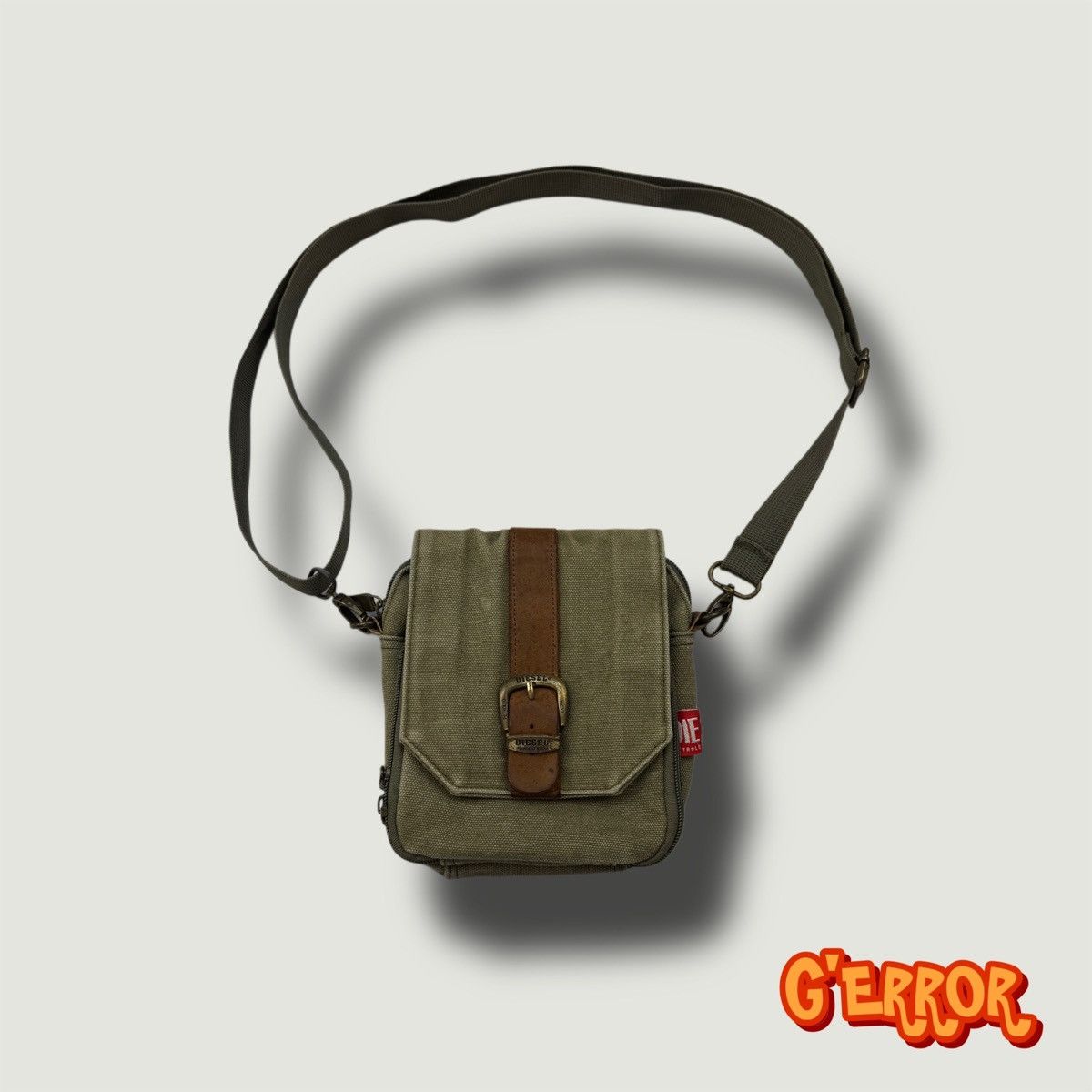 Avant Garde x Diesel 00S Diesel Crossbody Bag Military Multipocket Gorpcore Y2K in Green, Men's