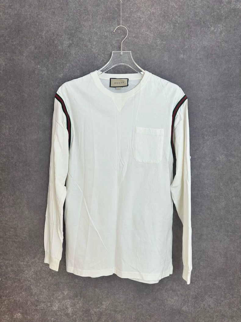 Gucci Gucci Chest pocket fw23 striped long sleeves Size S / US 4 / IT 40 - 1 Thumbnail