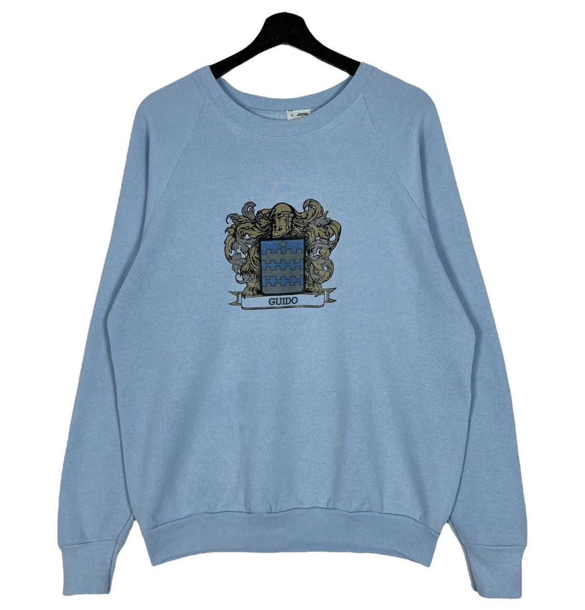 Vintage 80s Vintage GUIDO Sweatshirt Size US L / EU 52-54 / 3 - 1 Thumbnail