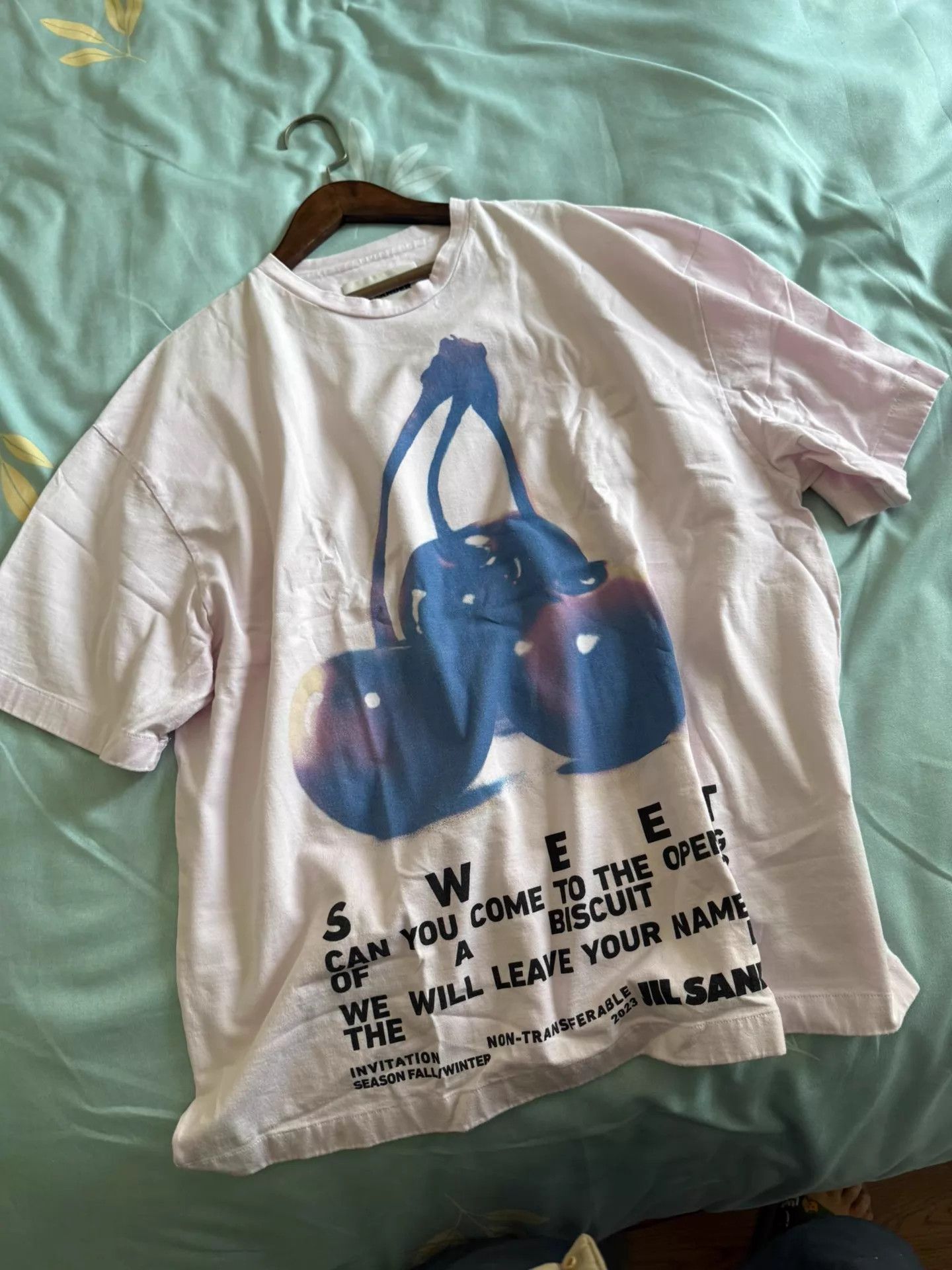 Jil Sander Jil Sander Light Pink Unisex Oversized Short T 9/10 Size M / US 6-8 / IT 42-44 - 1 Thumbnail
