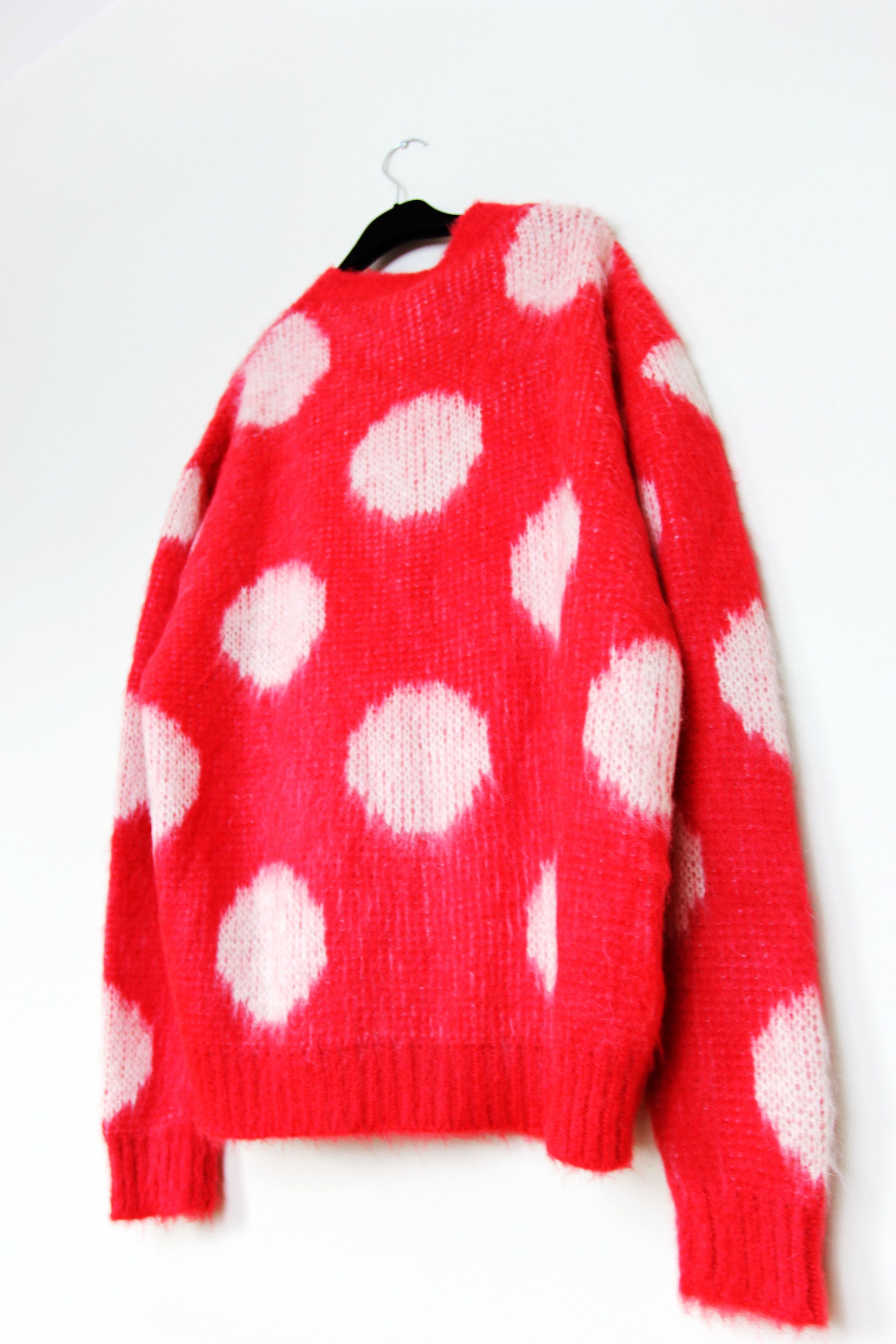 Marni BNWT AW23 MARNI BRUSHED DOTS FUZZY WUZZY SWEATER 50 Size US M / EU 48-50 / 2 - 7 Thumbnail