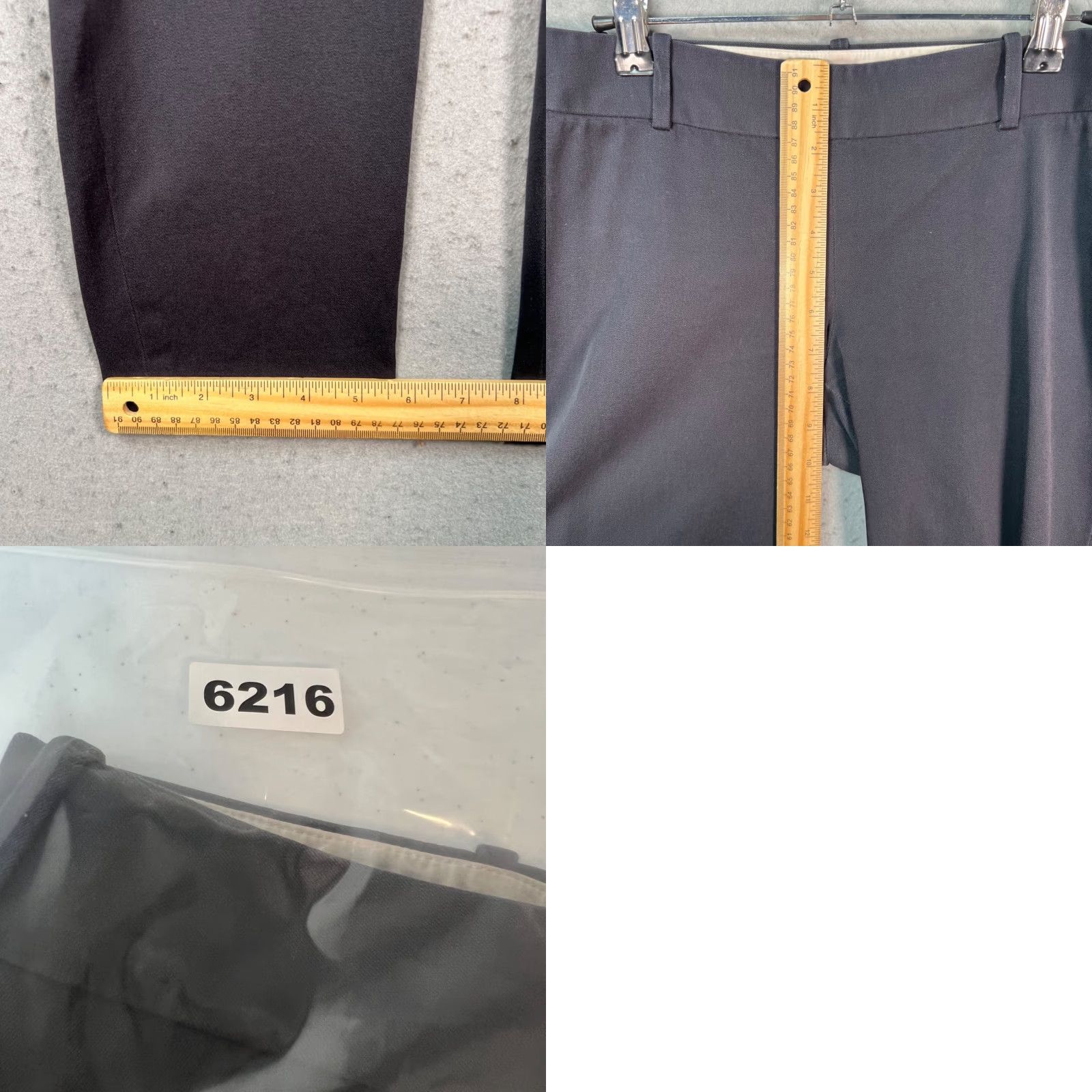 J.Crew J.CREW Womens Pants Black City Fit Stretch Straight Inseam 23 in Size 2 Modern Dress Pants Womens Size 26" / US 2 / IT 38 - 8 Thumbnail