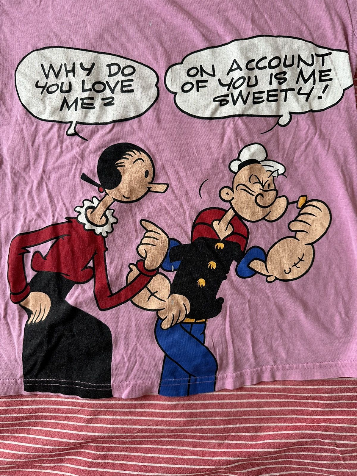 Vintage Vintage Popeye The Sailor Man Tshirt Size US S / EU 44-46 / 1 - 3 Thumbnail