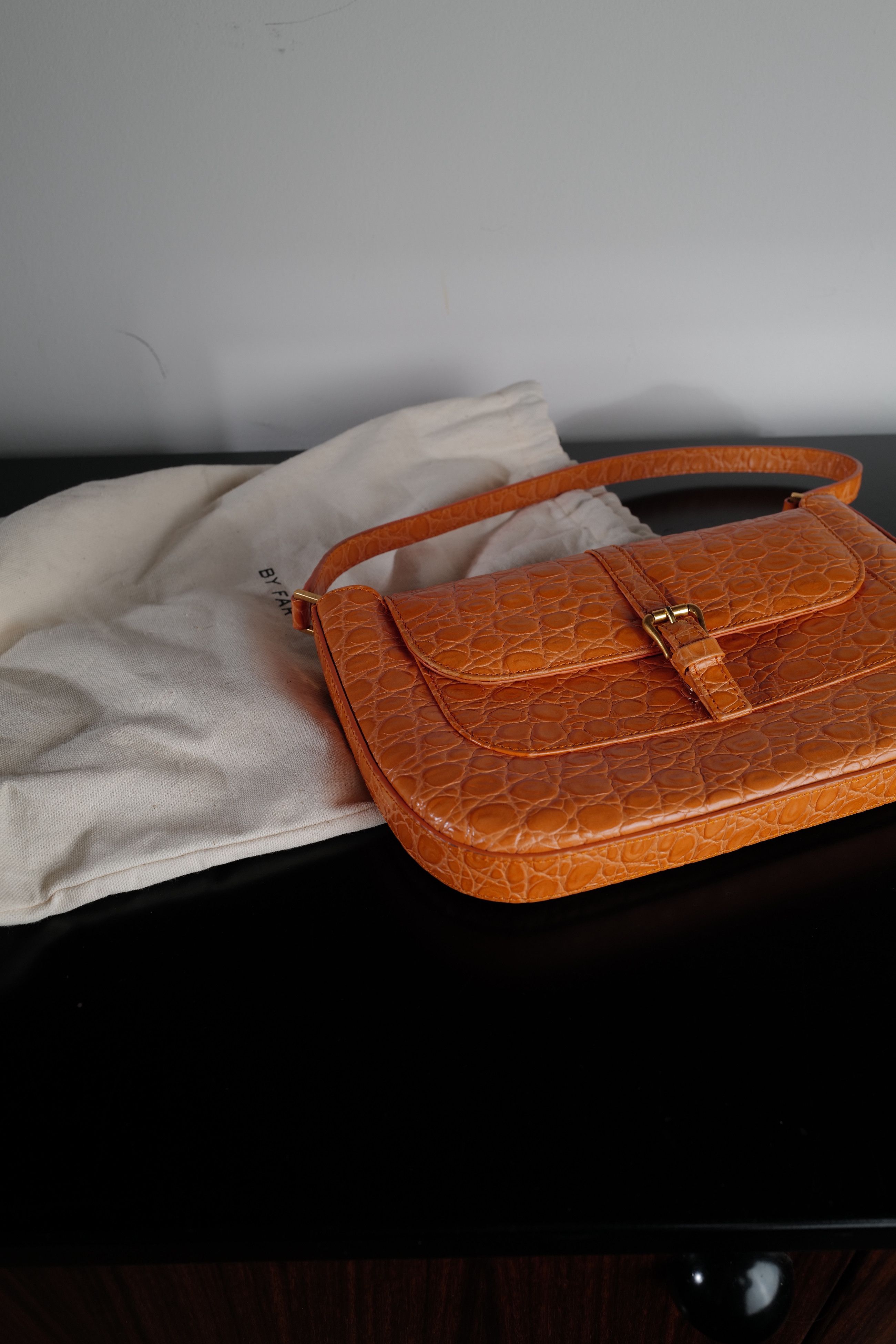By Far BY FAR MIRANDA PAPAYA CROCO Size ONE SIZE - 15 Thumbnail