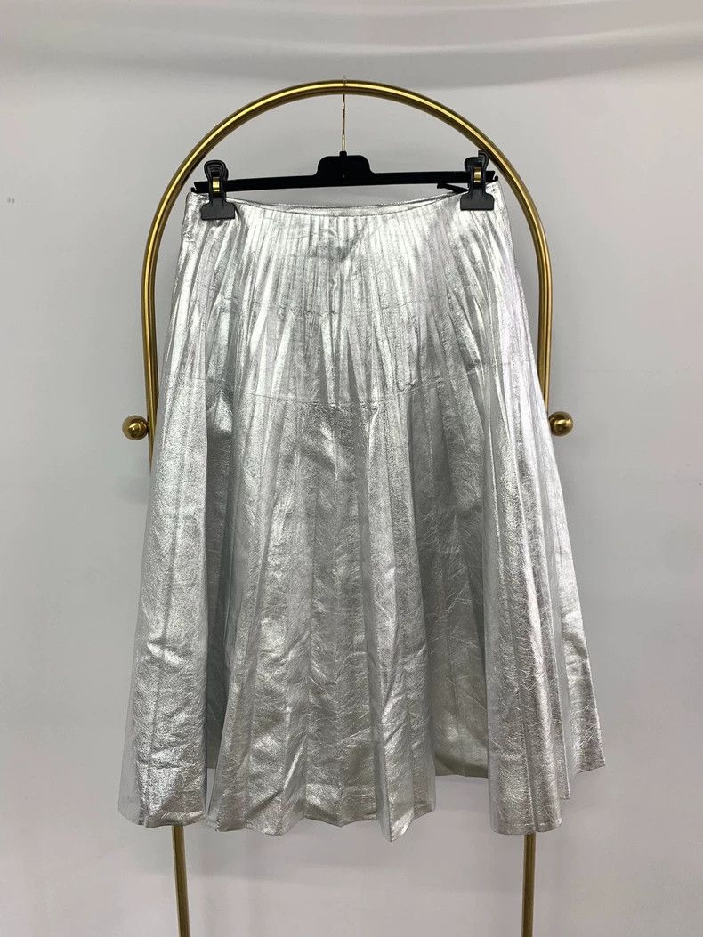 Gucci Gucci Silver skirt Size 28" / US 6 / IT 42 - 3 Thumbnail