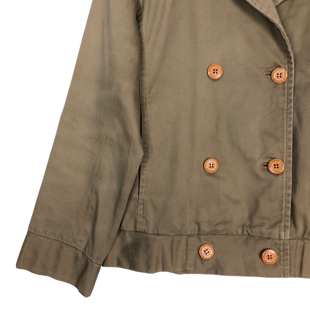 Issey Miyake 🔥Cropped Biker Jacket Double Collar Pageboy Japan Made Size US M / EU 48-50 / 2 - 4 Thumbnail