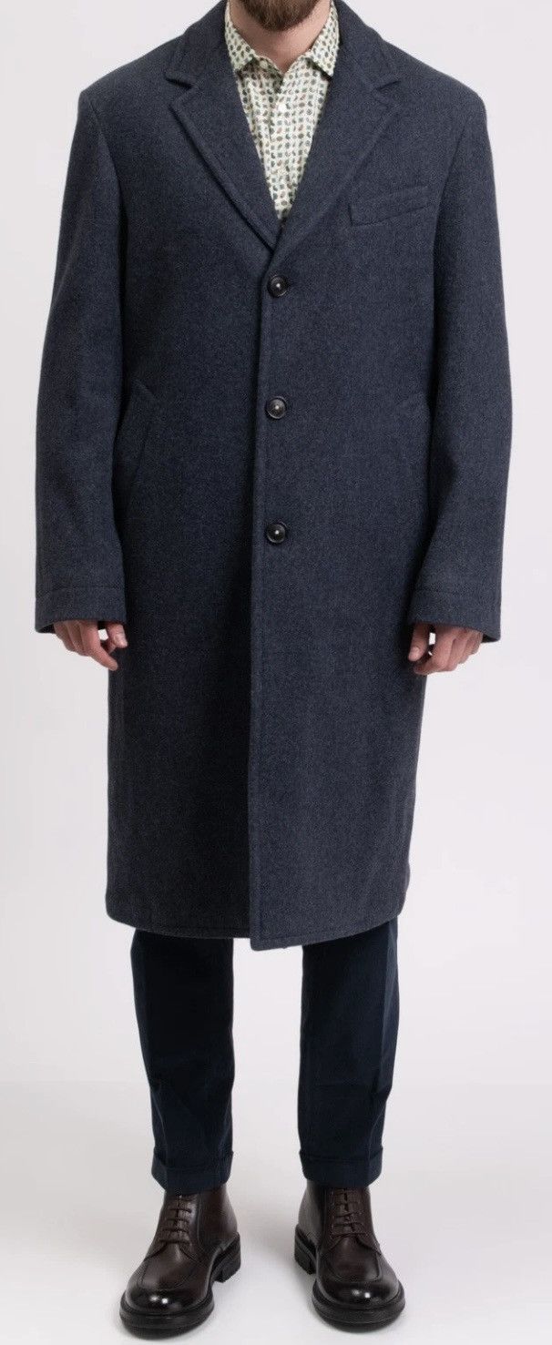 Massimo Alba $2.2K slate-blue wool coat, IT50, made in Italy Size US M / EU 48-50 / 2 - 2 Thumbnail