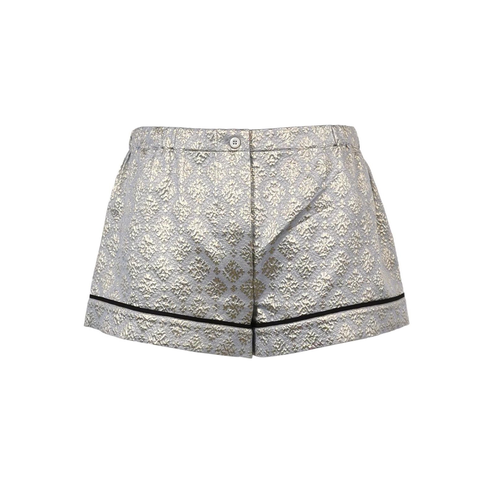 Prada Prada Cloquet Lamé Shorts Size 36 Size 25" / US 0 / IT 36 - 1 Thumbnail