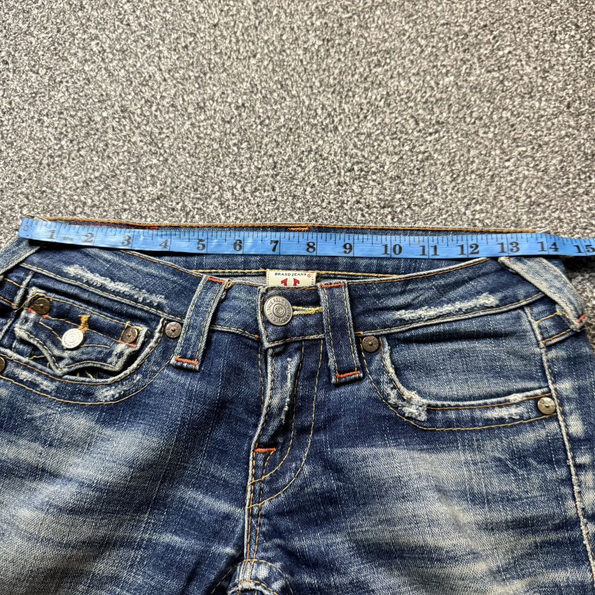 Hysteric Glamour 🔥🇺🇸 Vintage Crazy Flared True Religion Denim Size US 28 / EU 44 - 15 Thumbnail