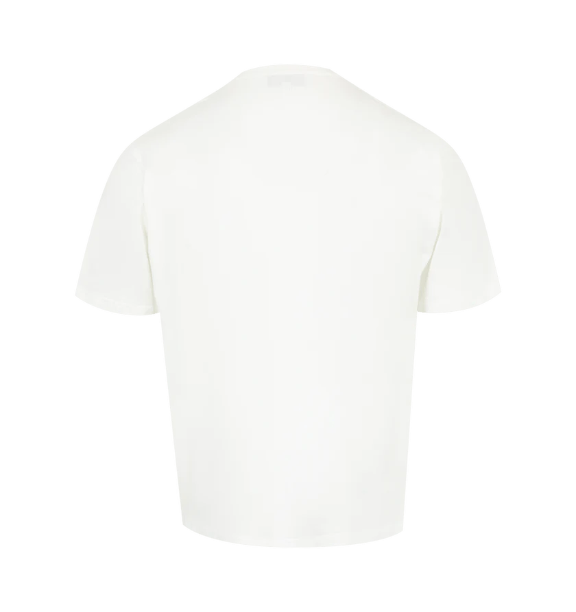 Studio Nicholson o1h1sh10525 Branded Short Sleeve T-Shirt in White Size US S / EU 44-46 / 1 - 2 Thumbnail