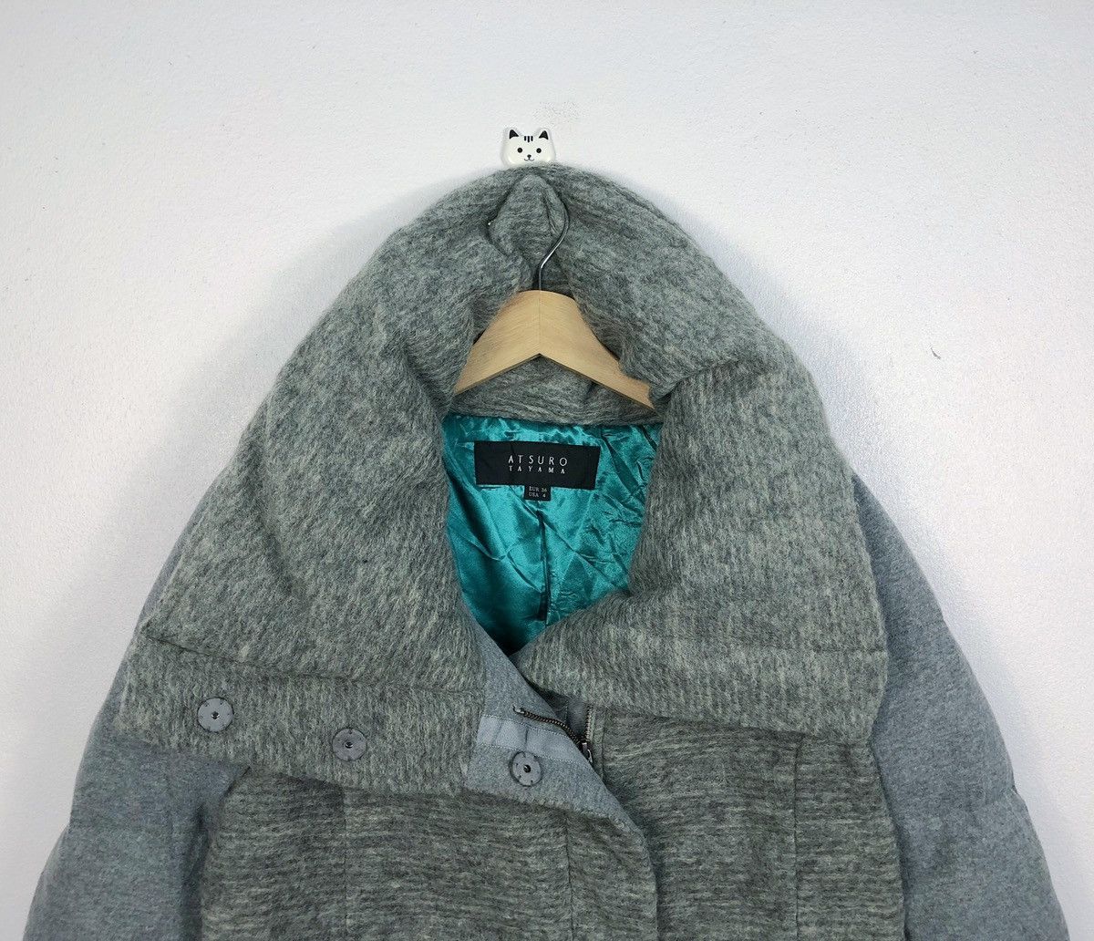 ATSURO TAYAMA Rare Atsuro Tayama Wool Puffer Jacket Size S / US 4 / IT 40 - 2 Thumbnail