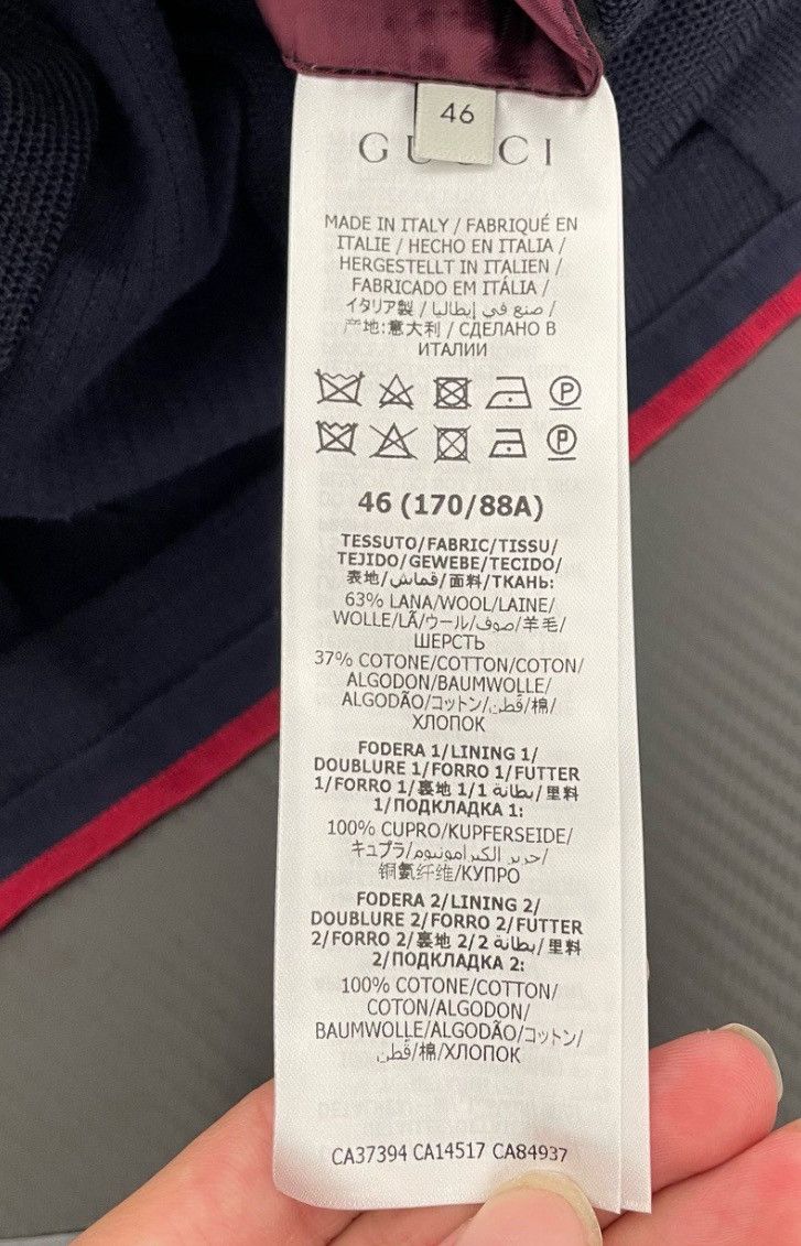 Gucci Gucci Wool college-style suit Size 46R - 8 Thumbnail