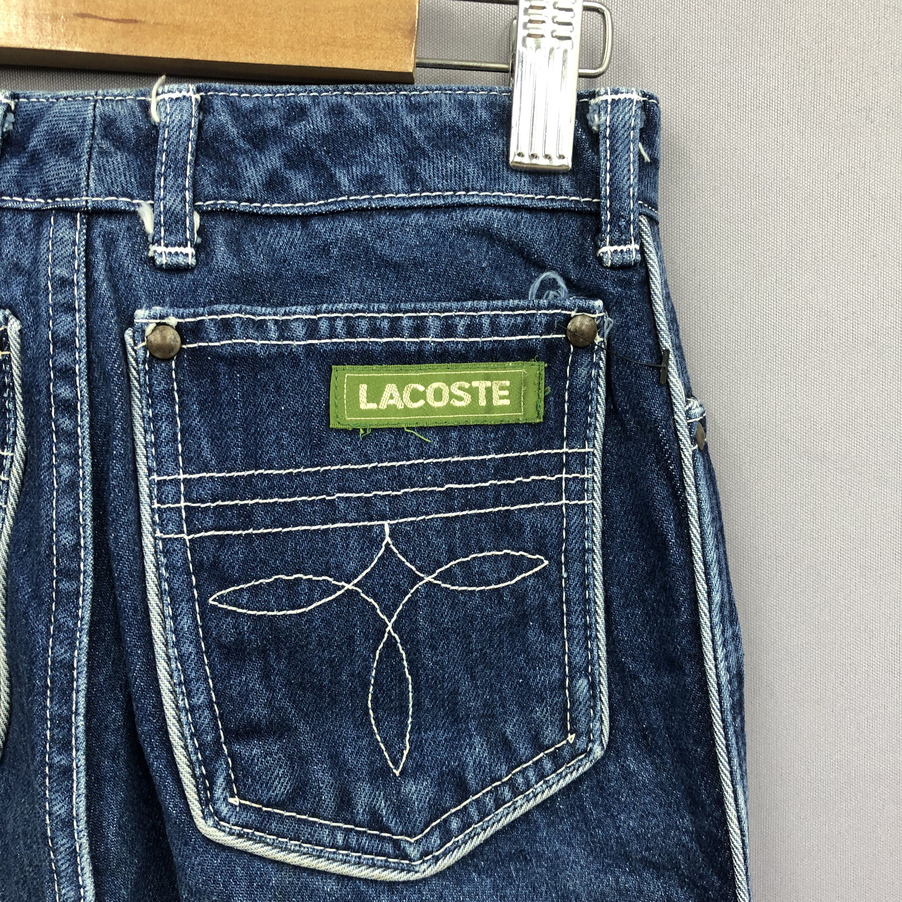 Lacoste Vintage 90s Lacoste Light Wash Jeans Lacoste Faded Denim Size 24" / US 00 / IT 34 - 6 Thumbnail
