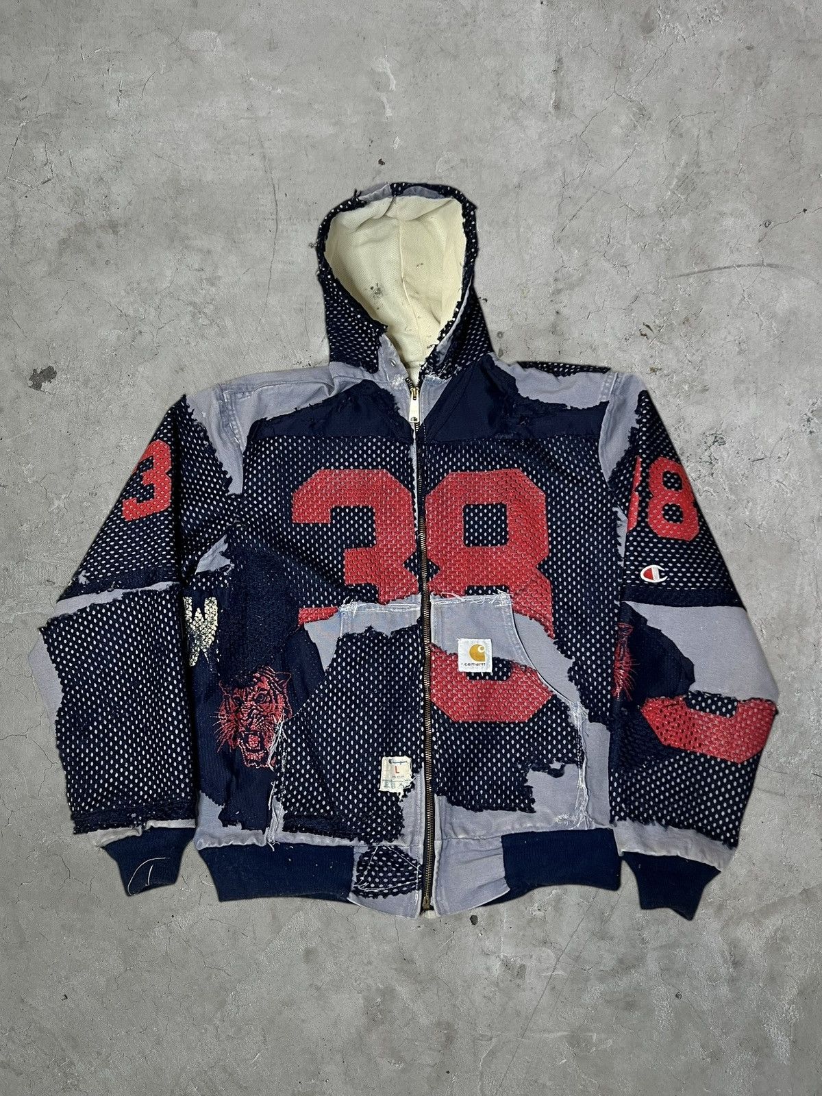 Vintage Reworked Jersey Carhartt Jacket Size US M / EU 48-50 / 2 - 1 Thumbnail