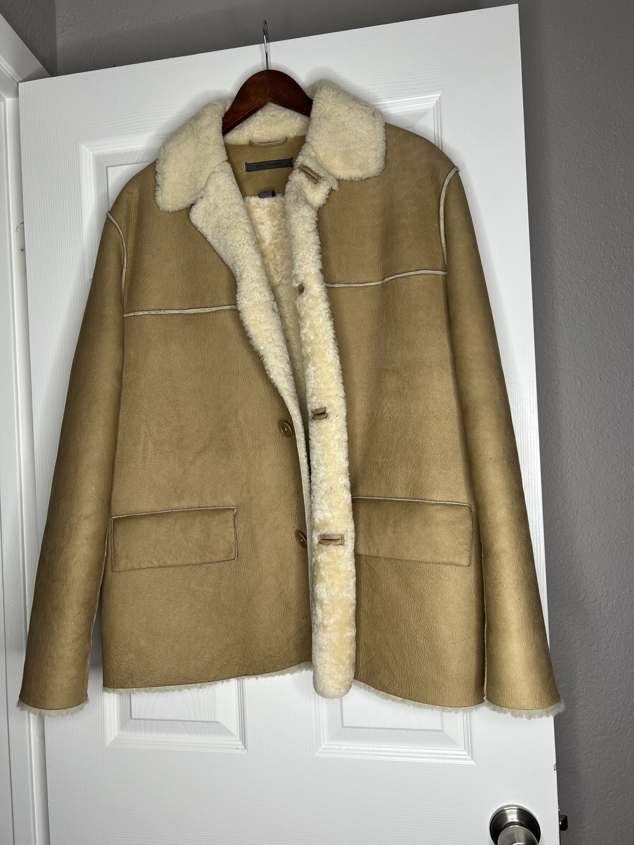 John Varvatos John Varvatos HEAVY Shearling Jacket Size US M / EU 48-50 / 2 - 1 Thumbnail